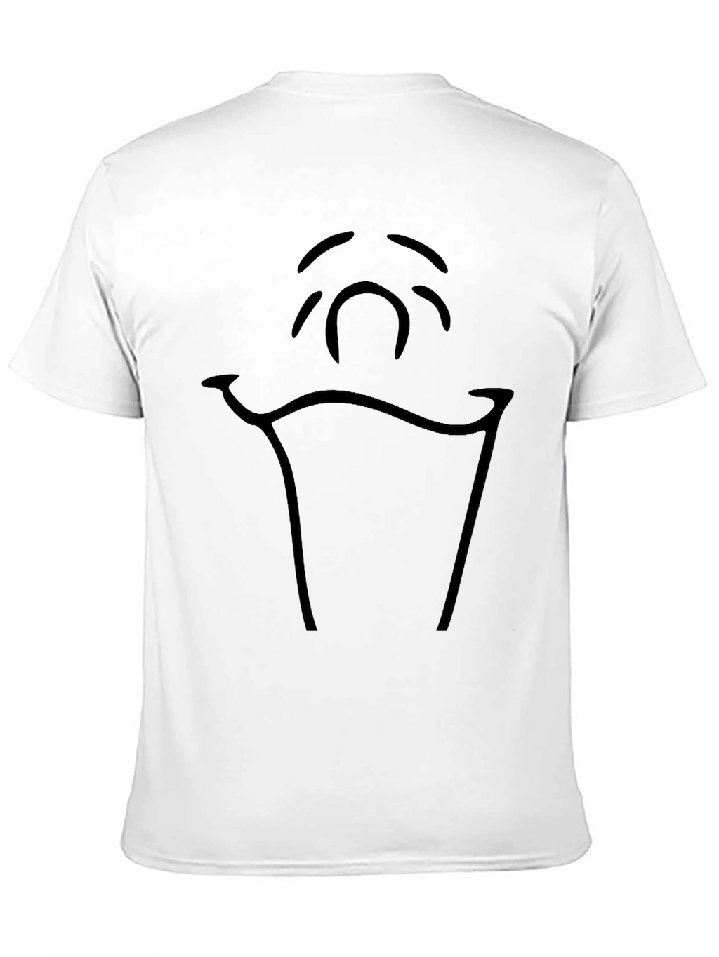 Camiseta Negra con Diseño Abstracto