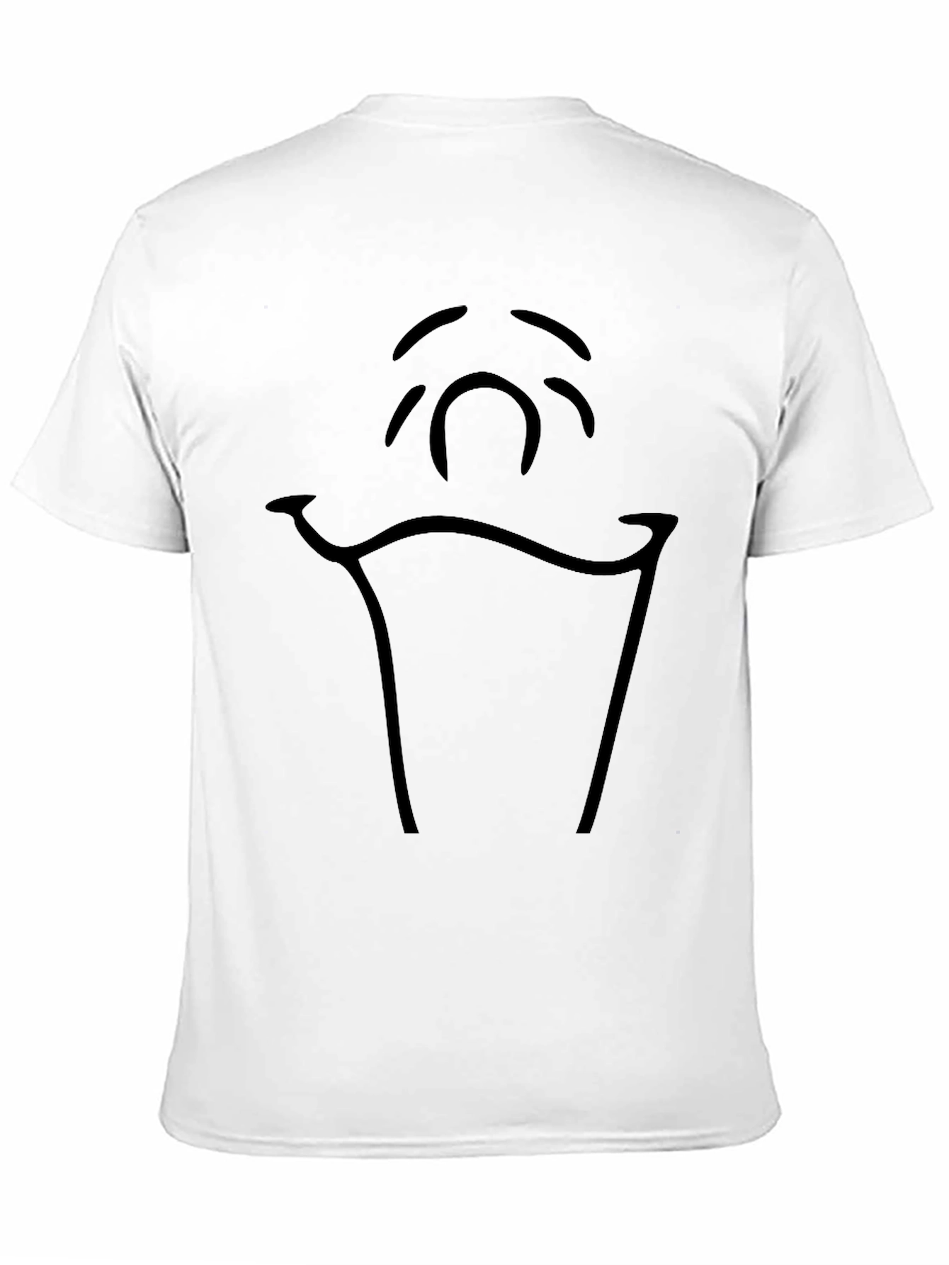 Camiseta Negra con Diseño Abstracto