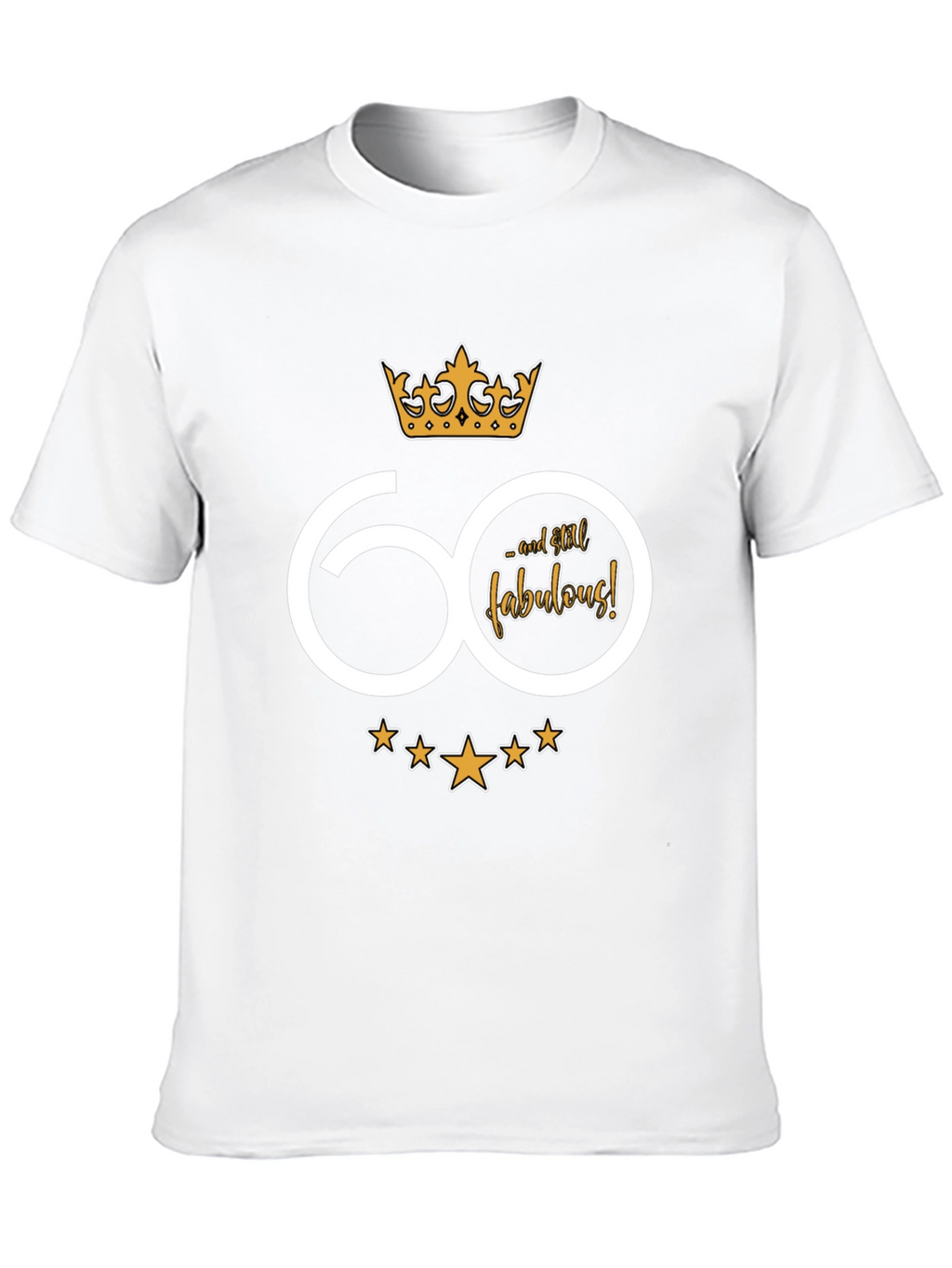 Camiseta 60 años y fabuloso