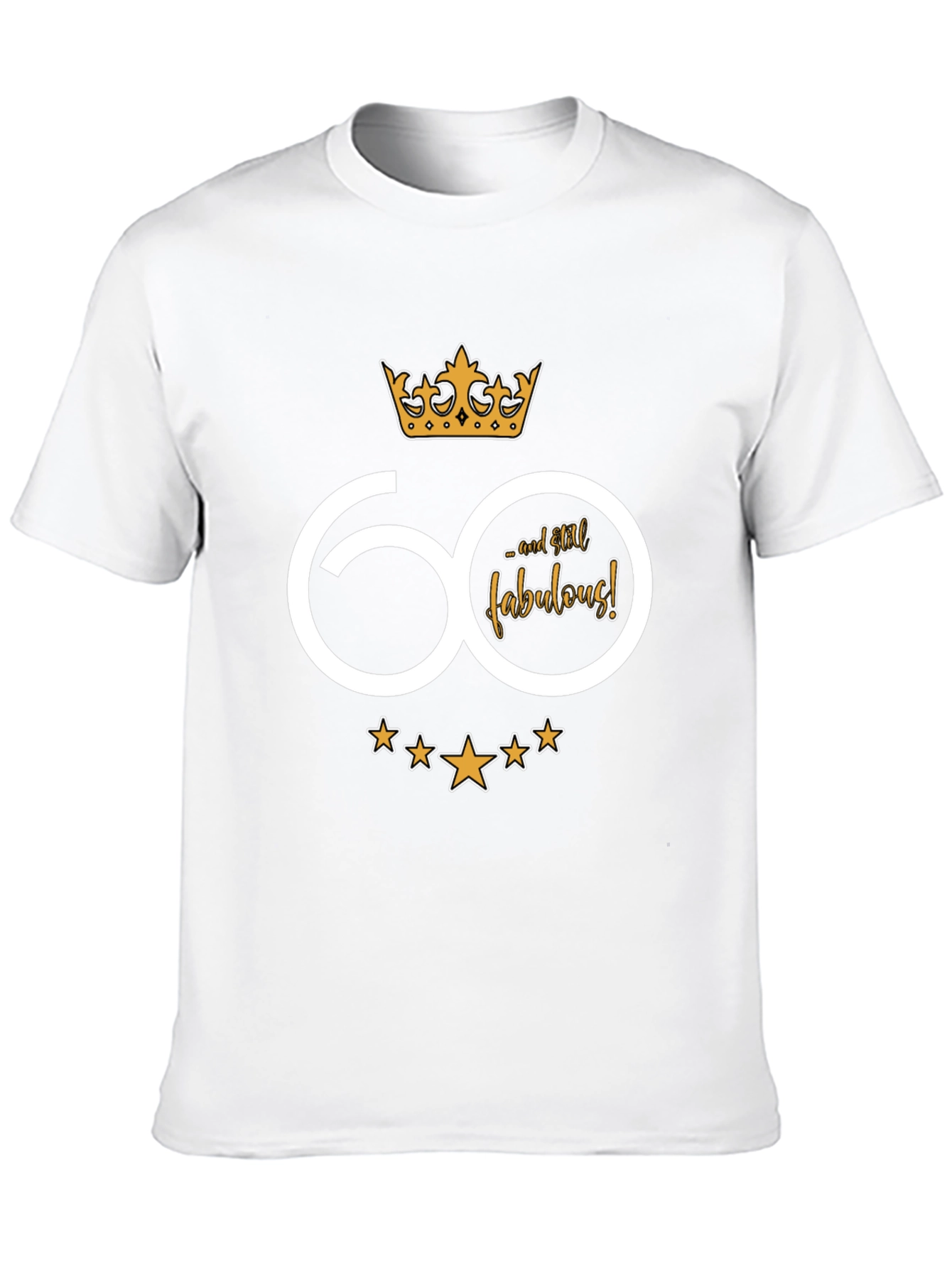 Camiseta 60 años y fabuloso
