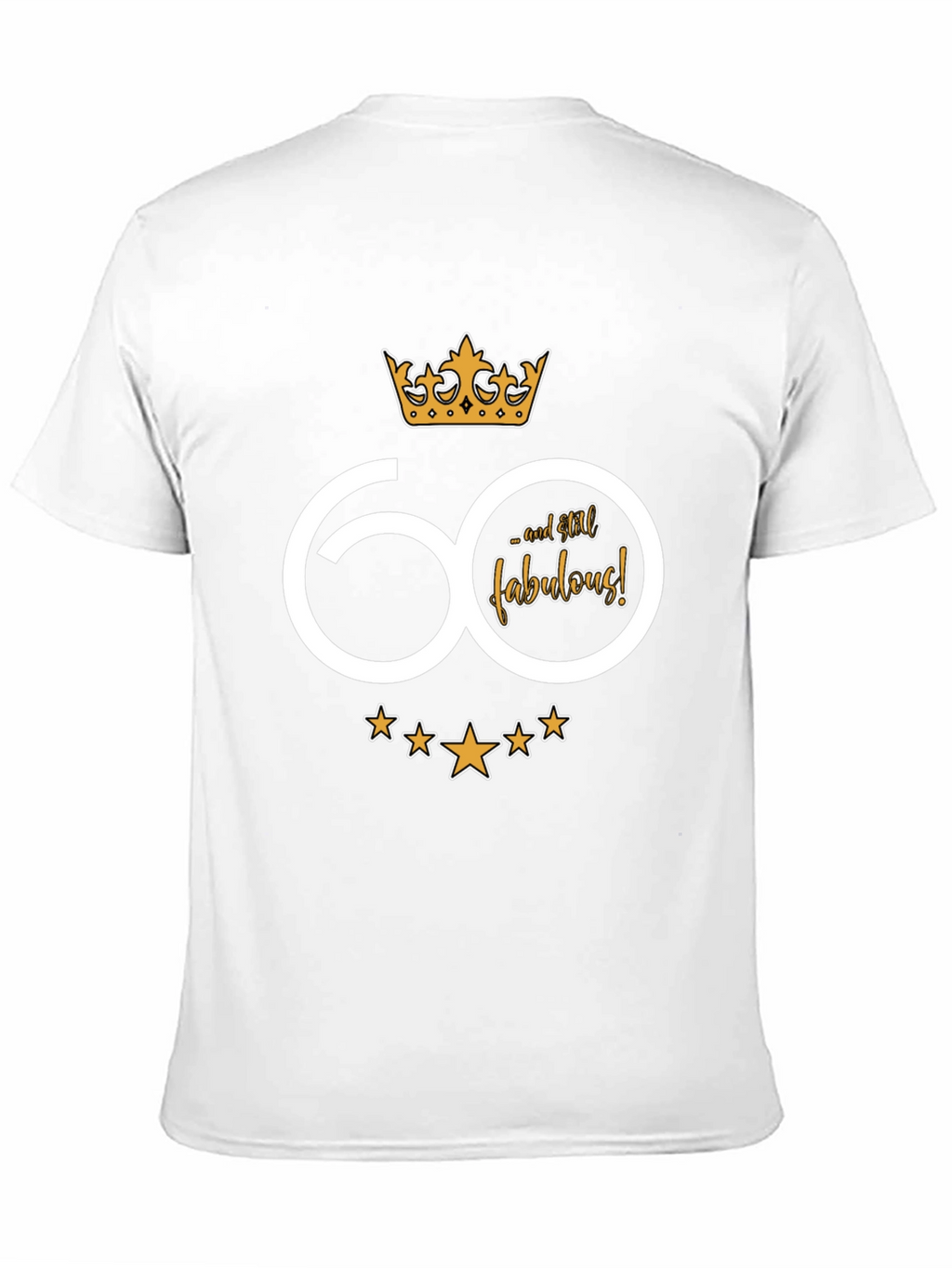 Camiseta 60 años y fabuloso