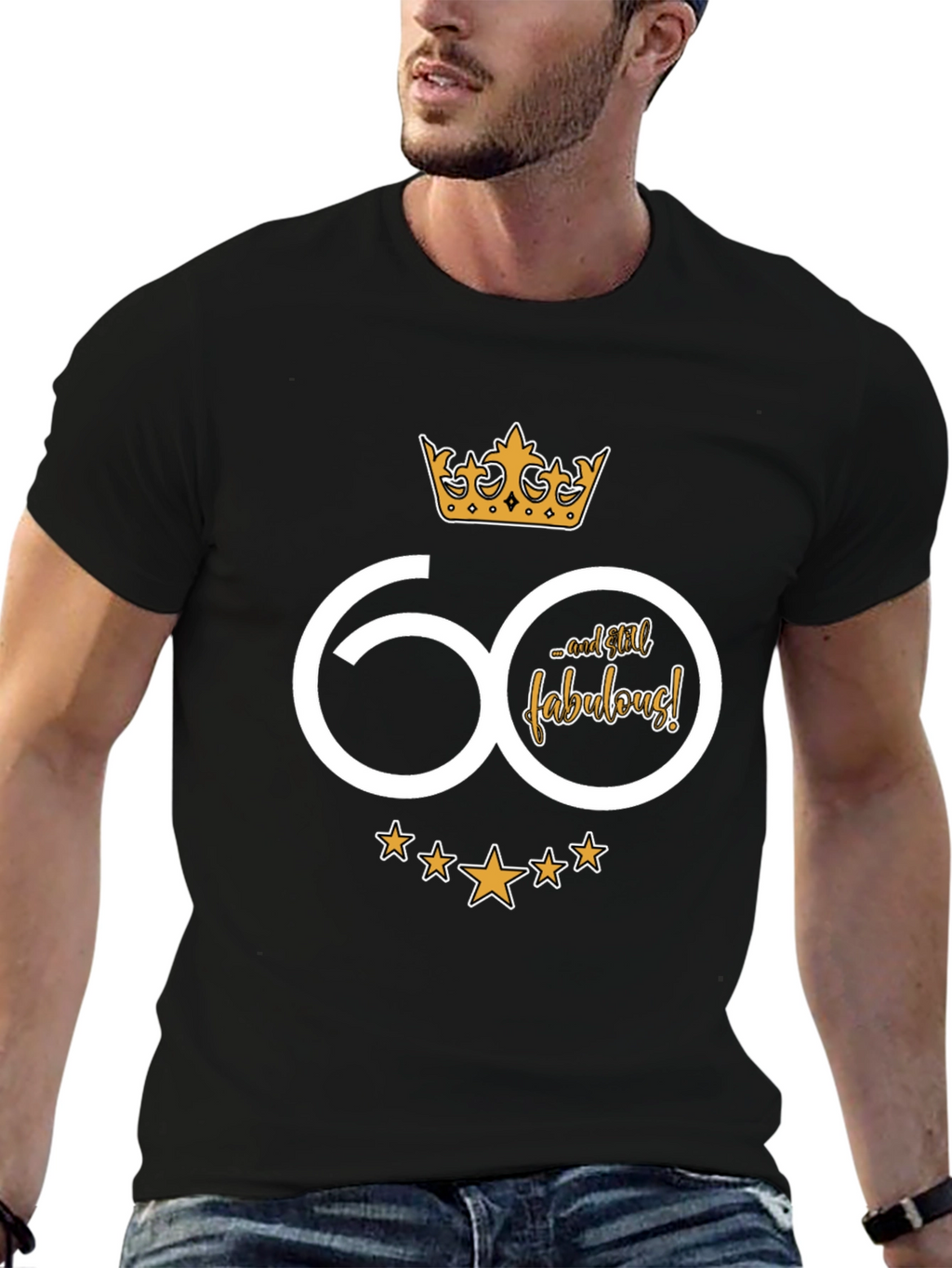 Camiseta 60 años y fabuloso