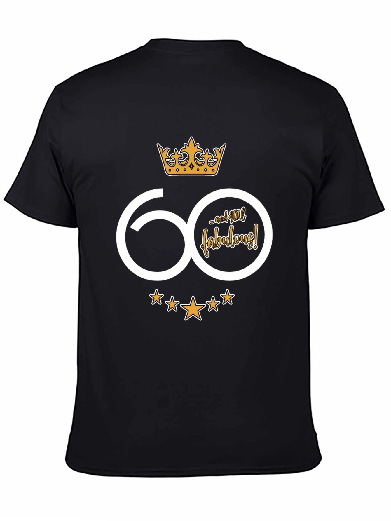 Camiseta 60 años y fabuloso