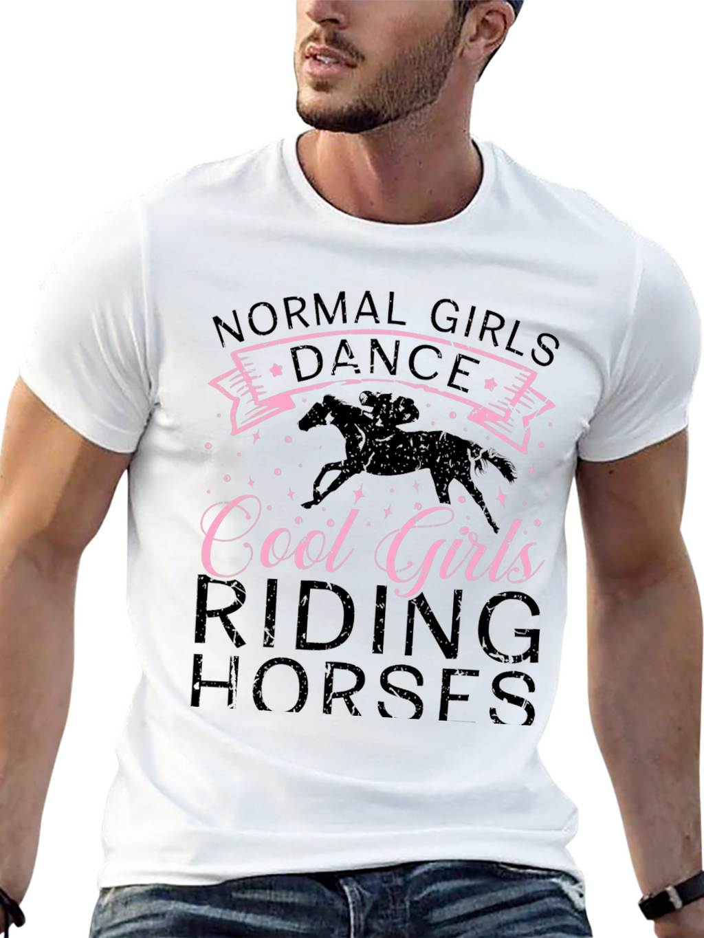 Camiseta Cool Girls Riding Horses