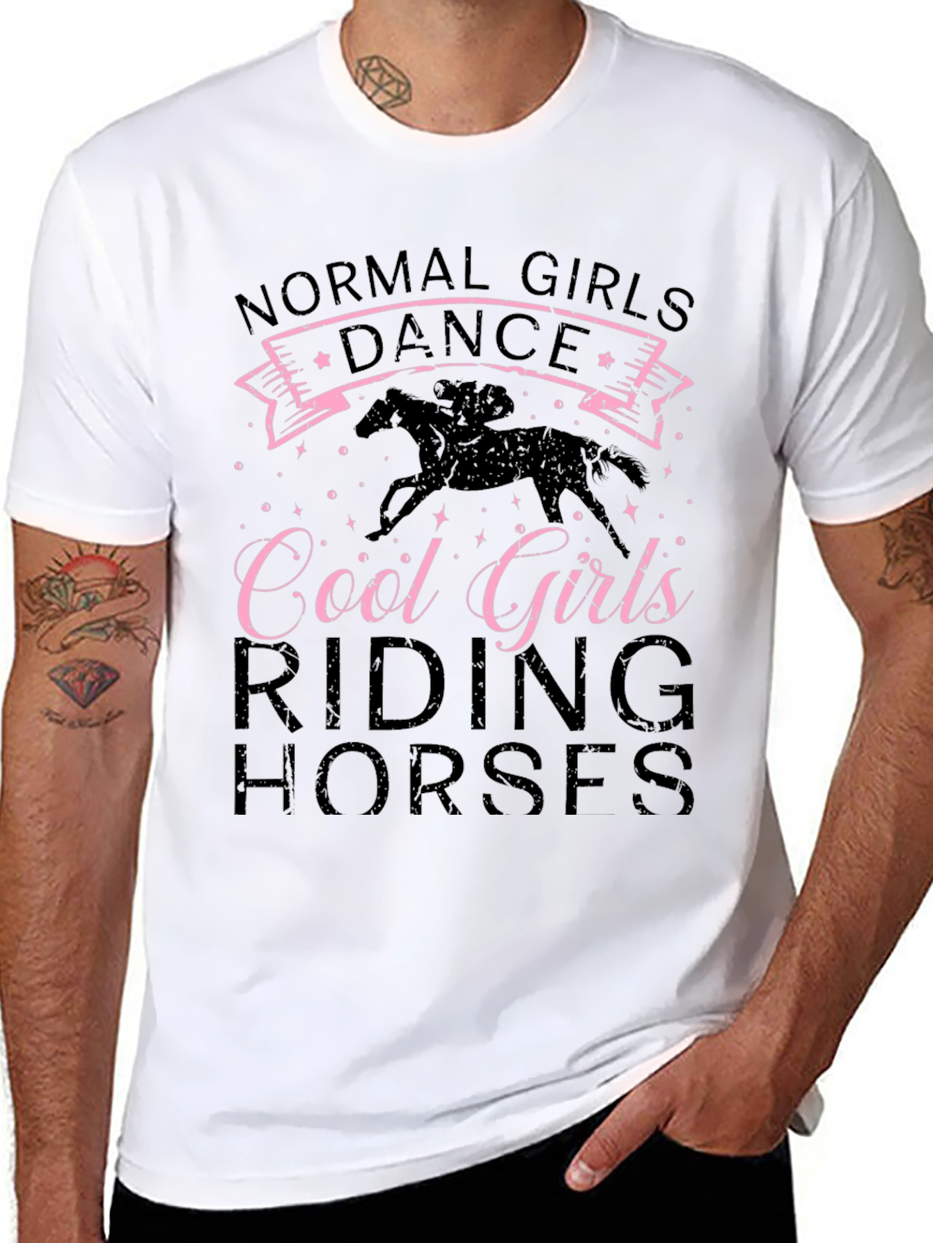 Camiseta Cool Girls Riding Horses