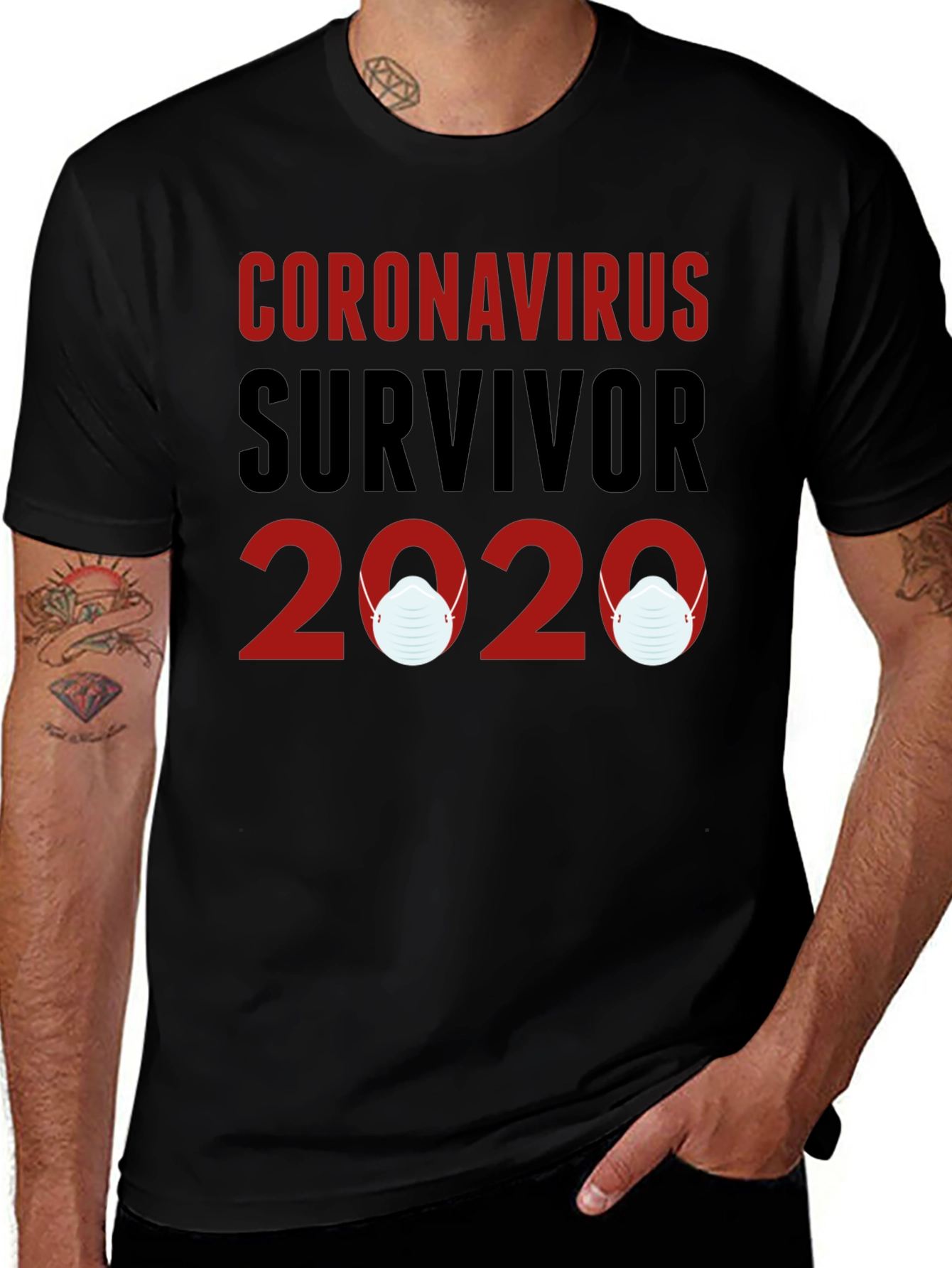 Camiseta Coronavirus Survivor 2020