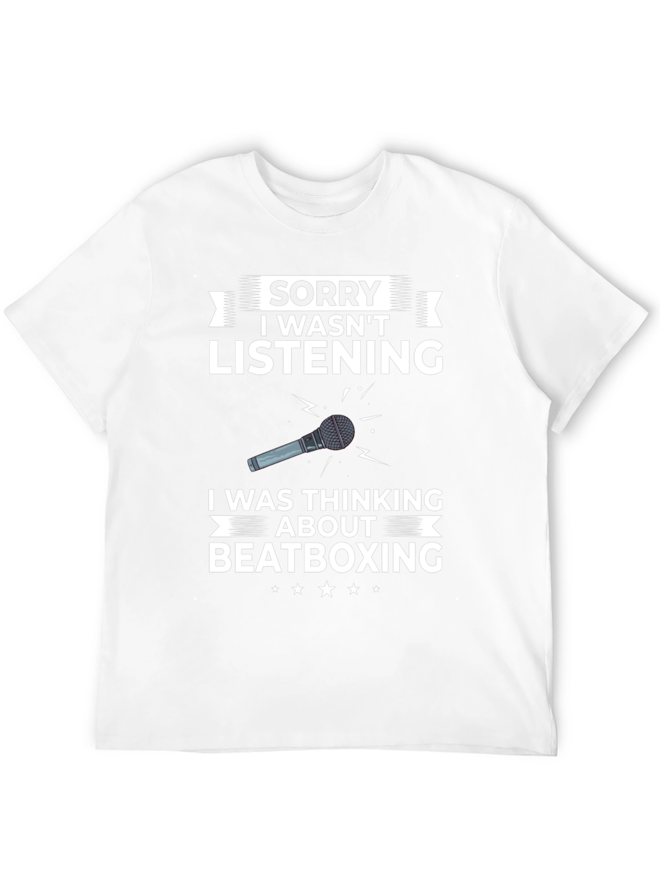Camiseta Hombre Beatboxing - Lo Siento No Escuchaba