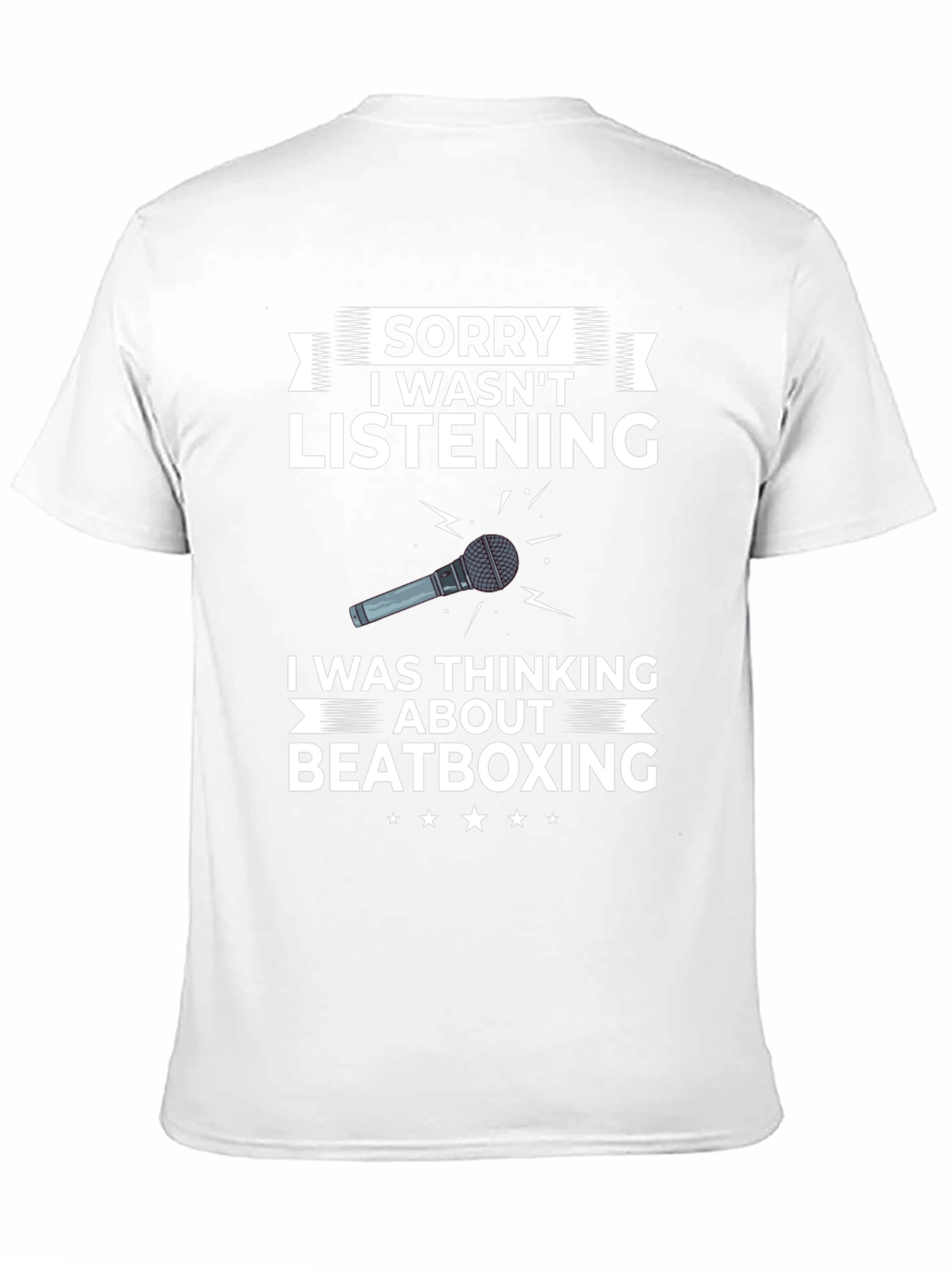 Camiseta Hombre Beatboxing - Lo Siento No Escuchaba