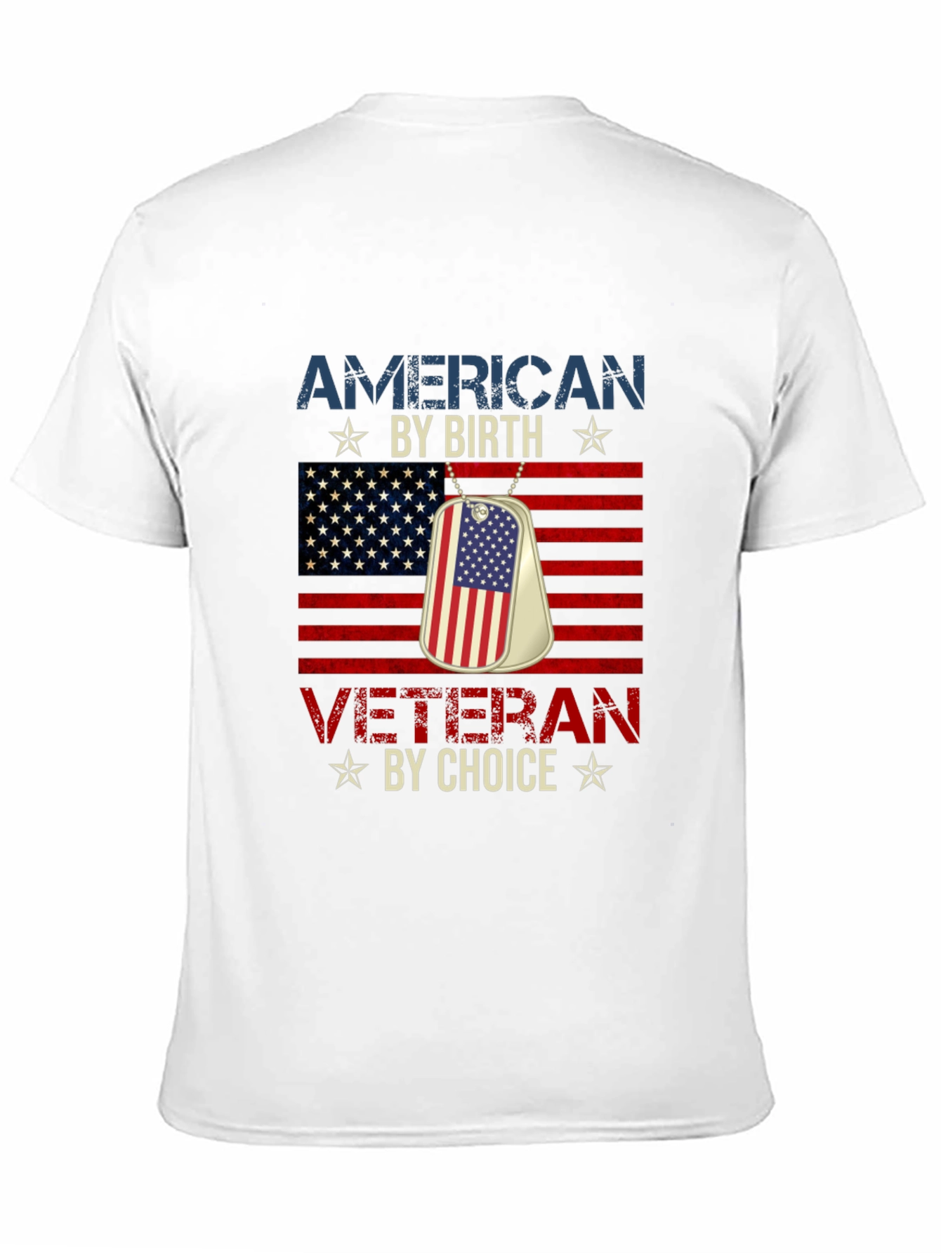 Camiseta American by Birth Veteran by Choice