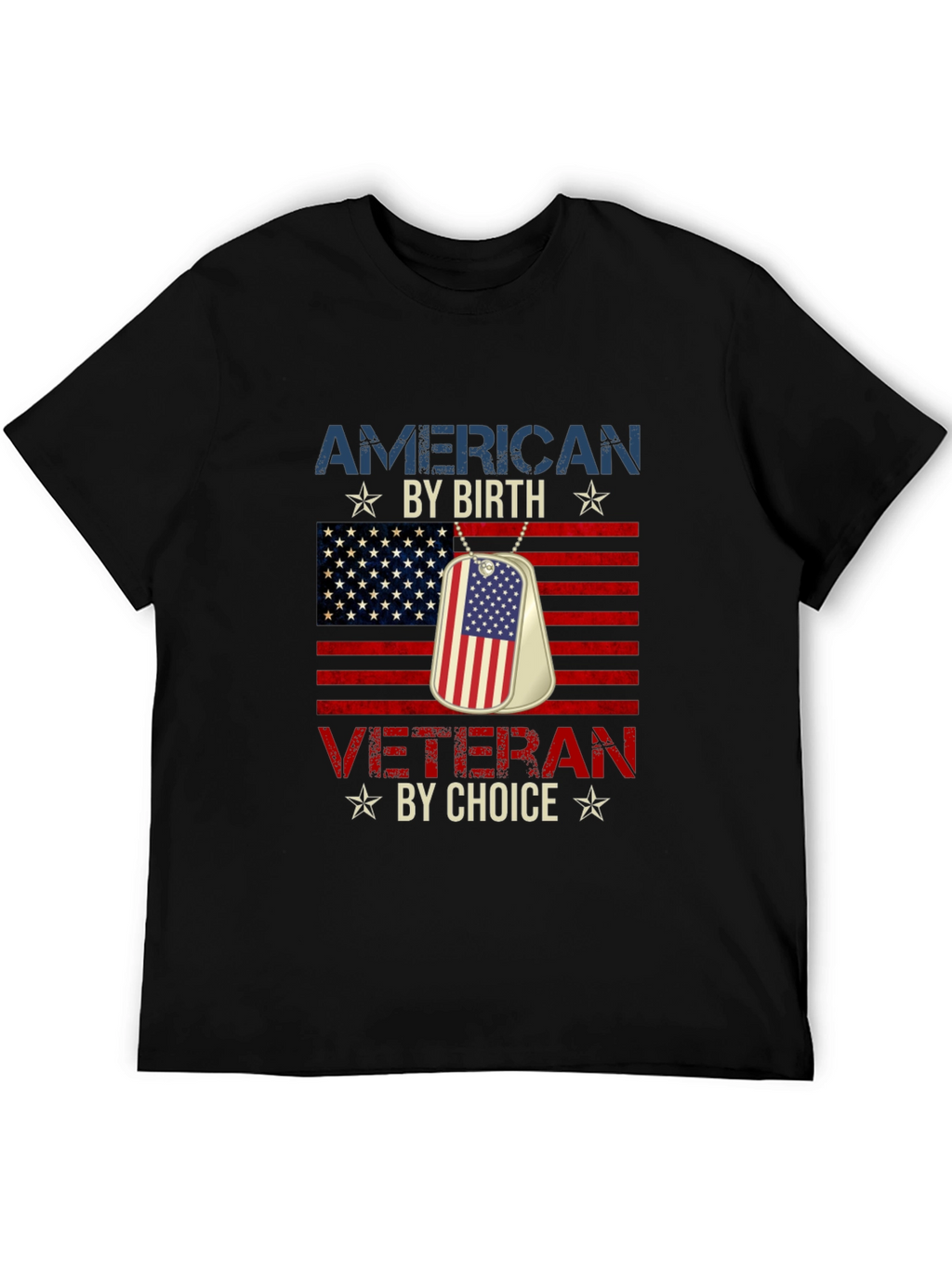 Camiseta American by Birth Veteran by Choice