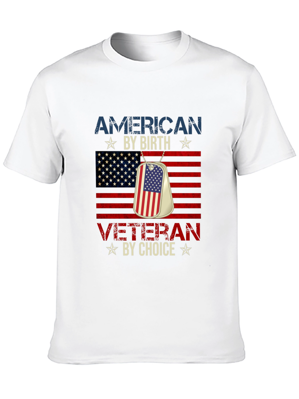 Camiseta American by Birth Veteran by Choice