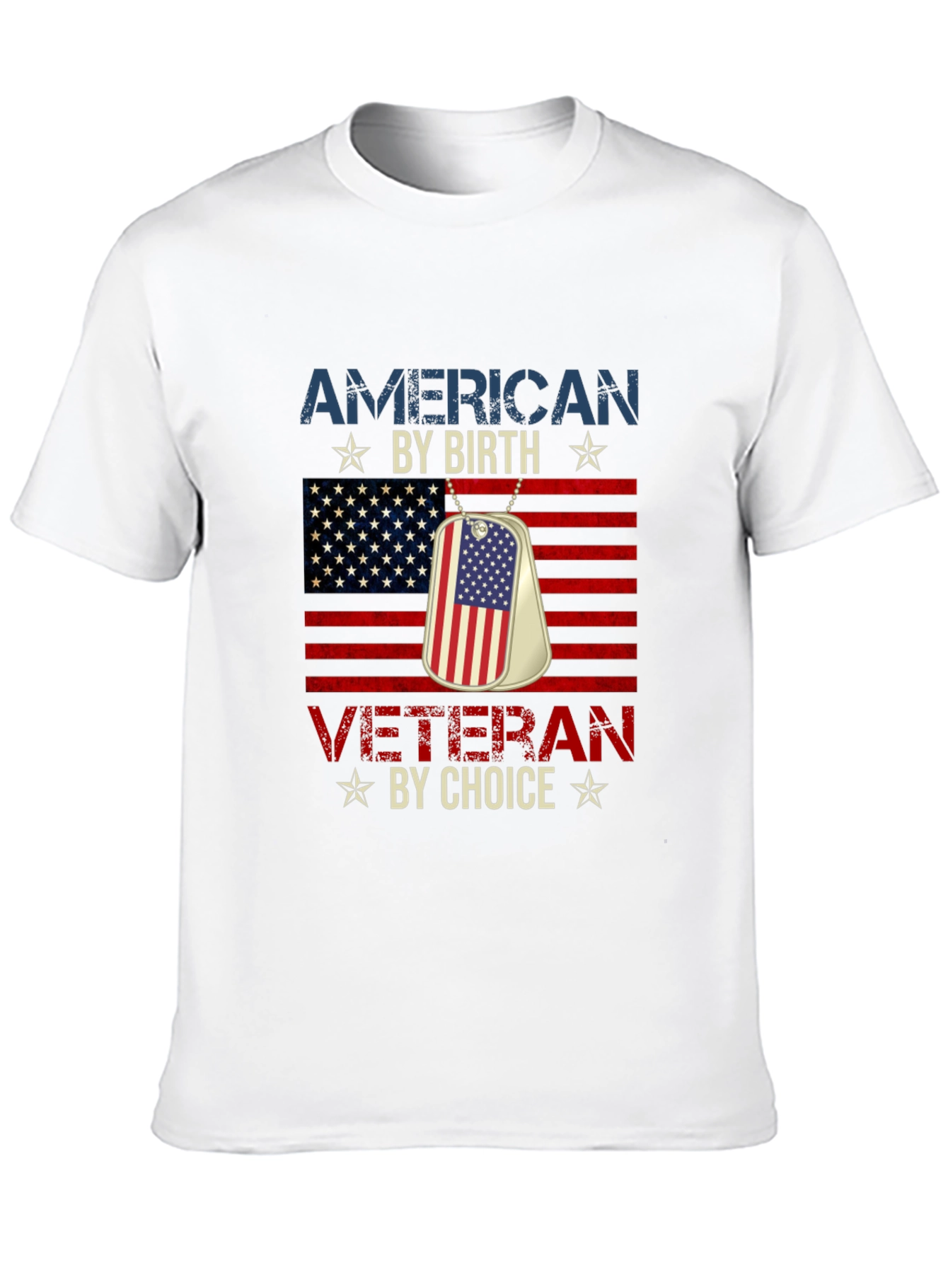 Camiseta American by Birth Veteran by Choice