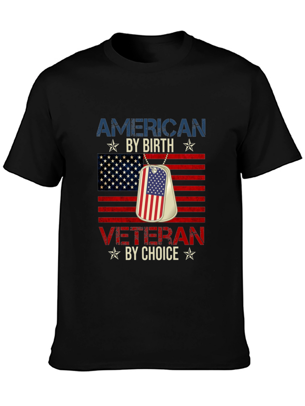 Camiseta American by Birth Veteran by Choice