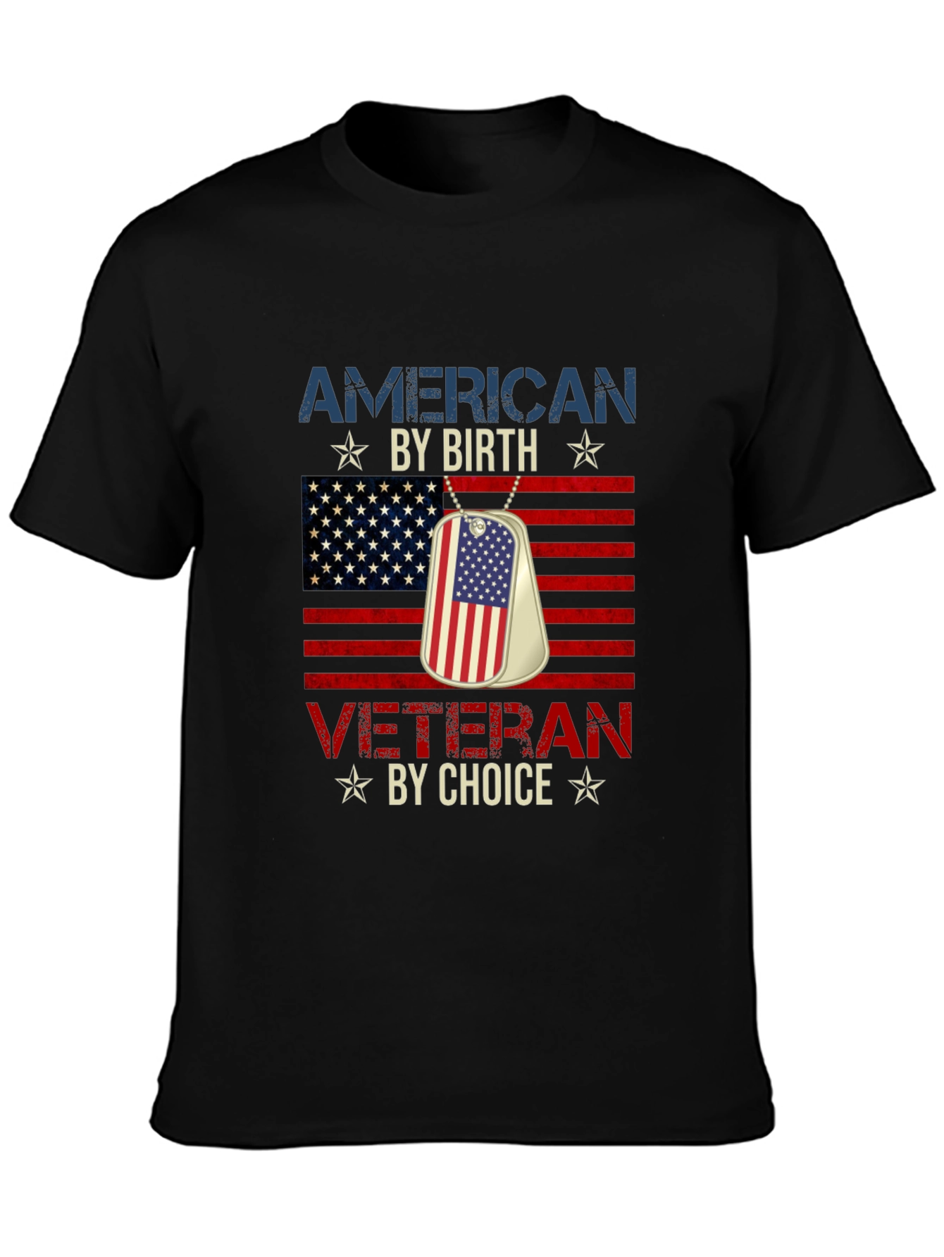 Camiseta American by Birth Veteran by Choice