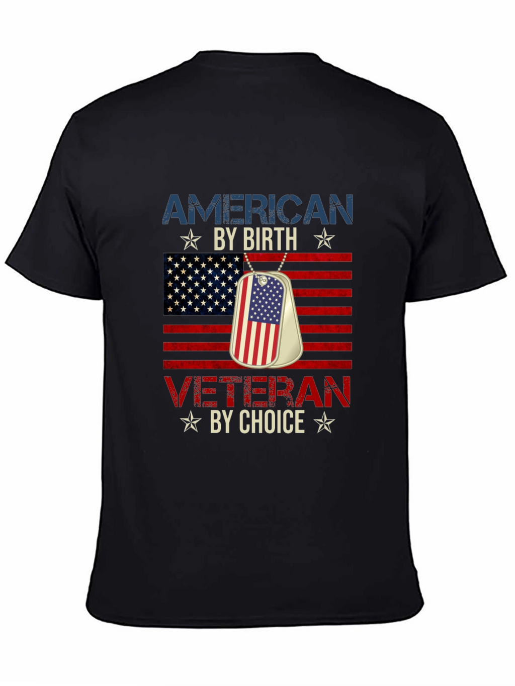Camiseta American by Birth Veteran by Choice