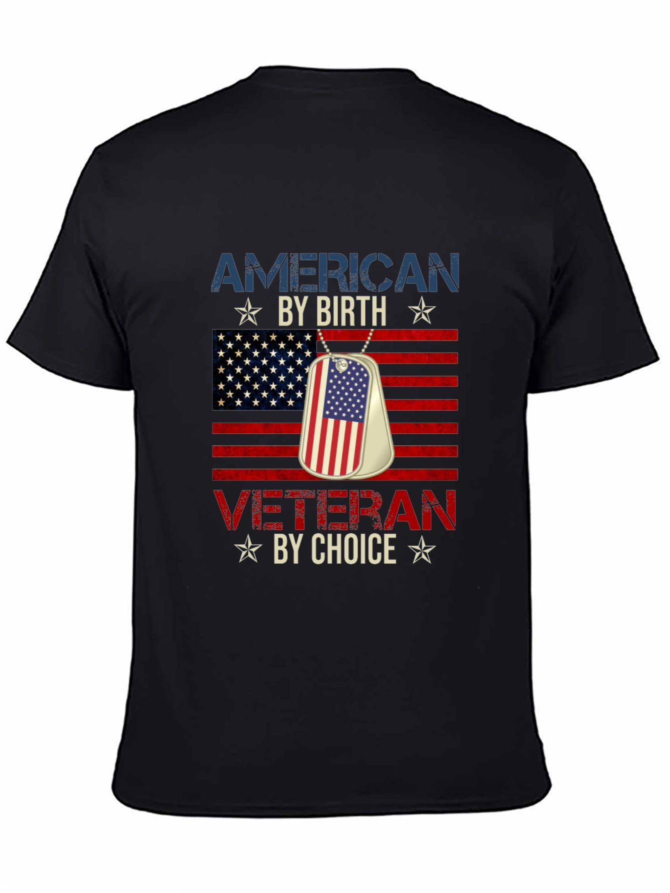 Camiseta American by Birth Veteran by Choice