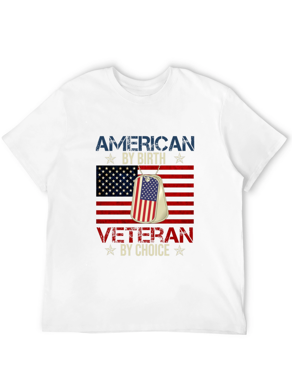 Camiseta American by Birth Veteran by Choice