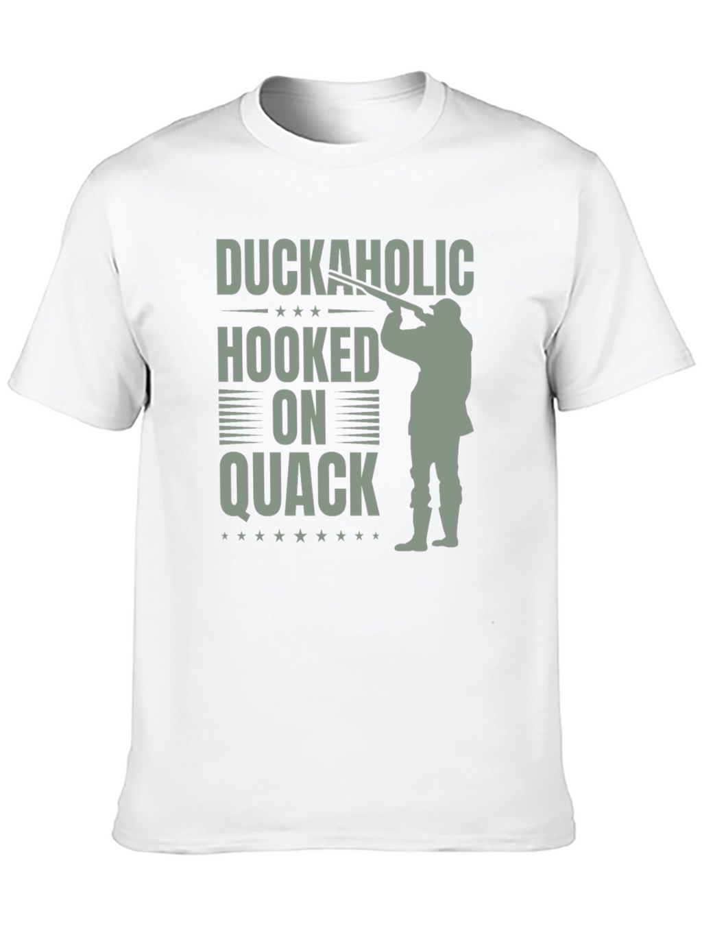 Camiseta Duckaholic Hooked on Quack Negra