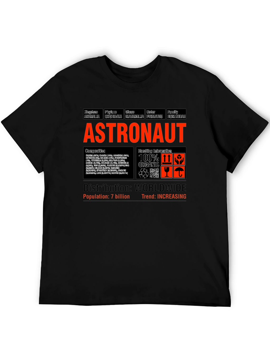 Camiseta Astronauta Orgánica 100%