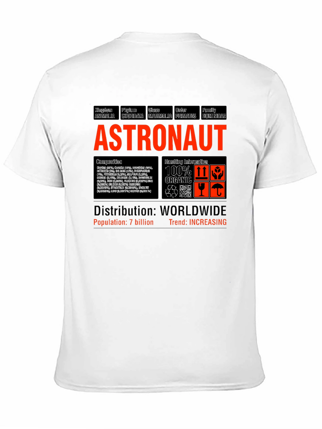 Camiseta Astronauta Orgánica 100%