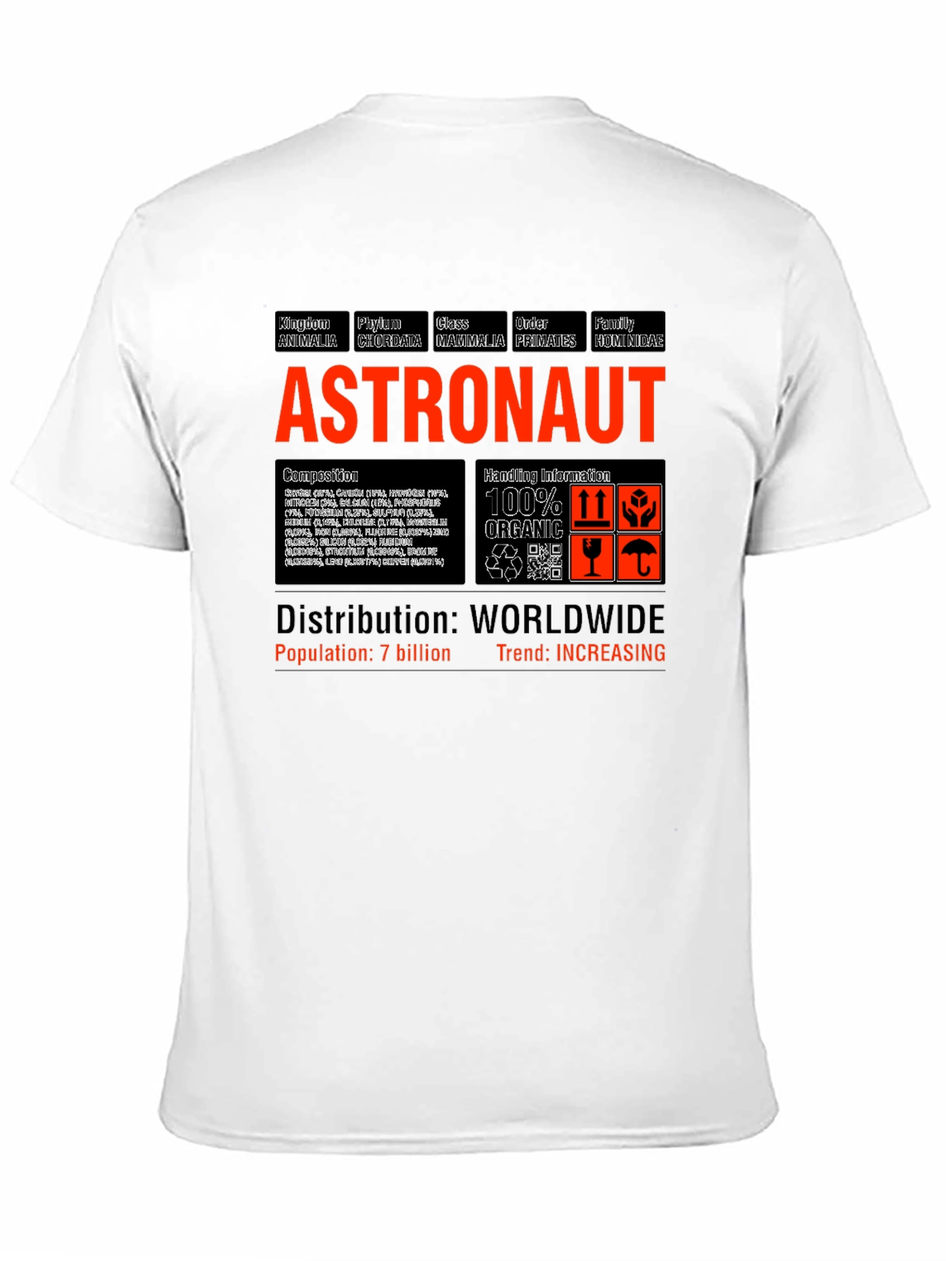Camiseta Astronauta Orgánica 100%