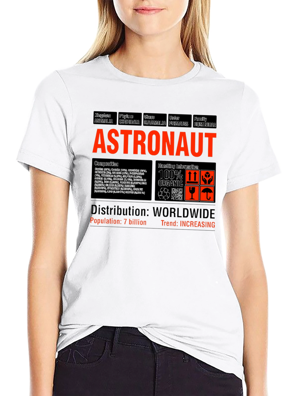 Camiseta Astronauta Orgánica 100%