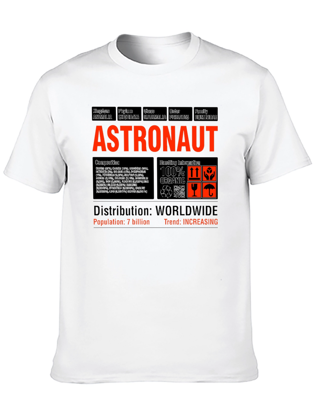 Camiseta Astronauta Orgánica 100%