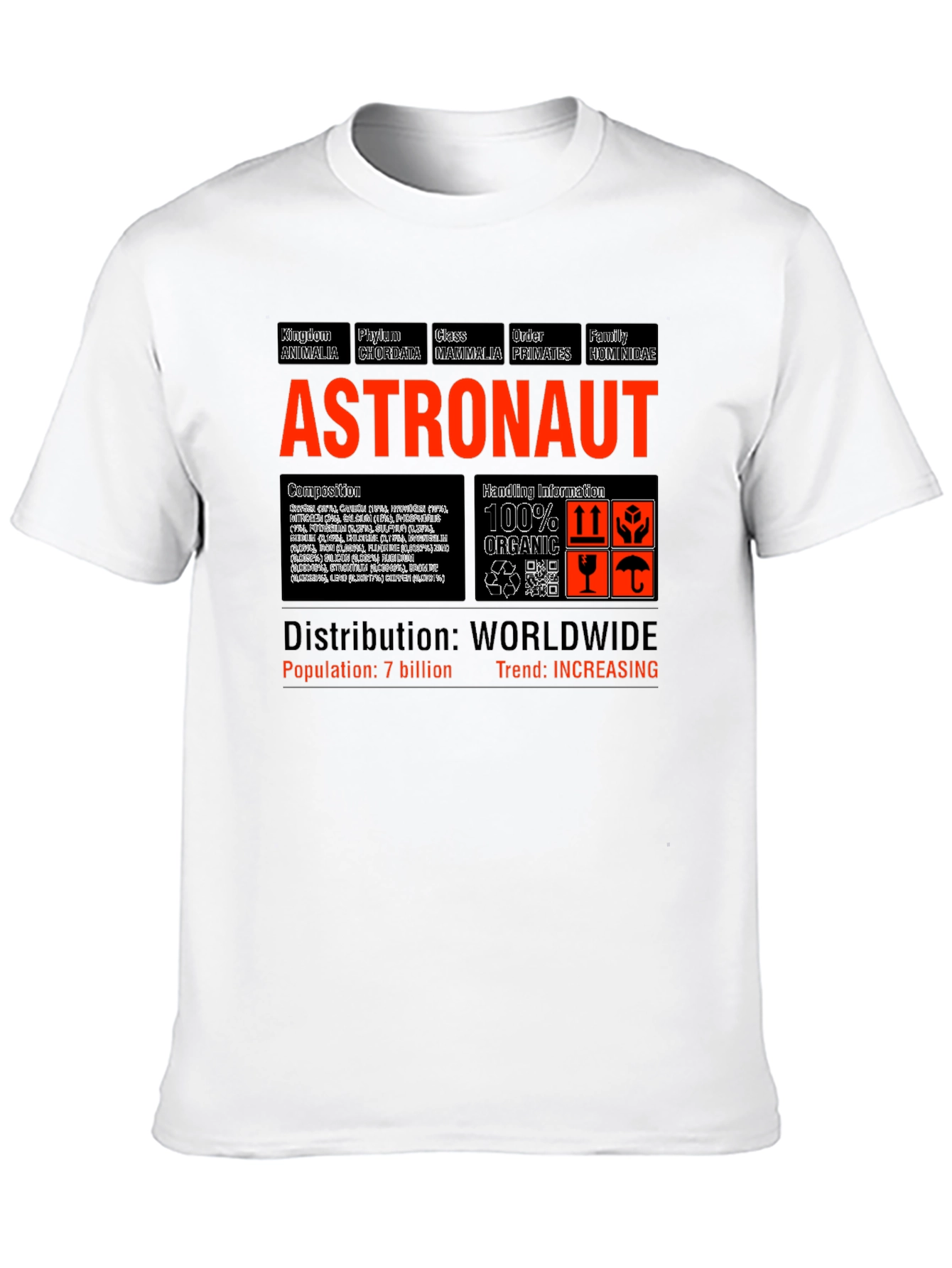 Camiseta Astronauta Orgánica 100%