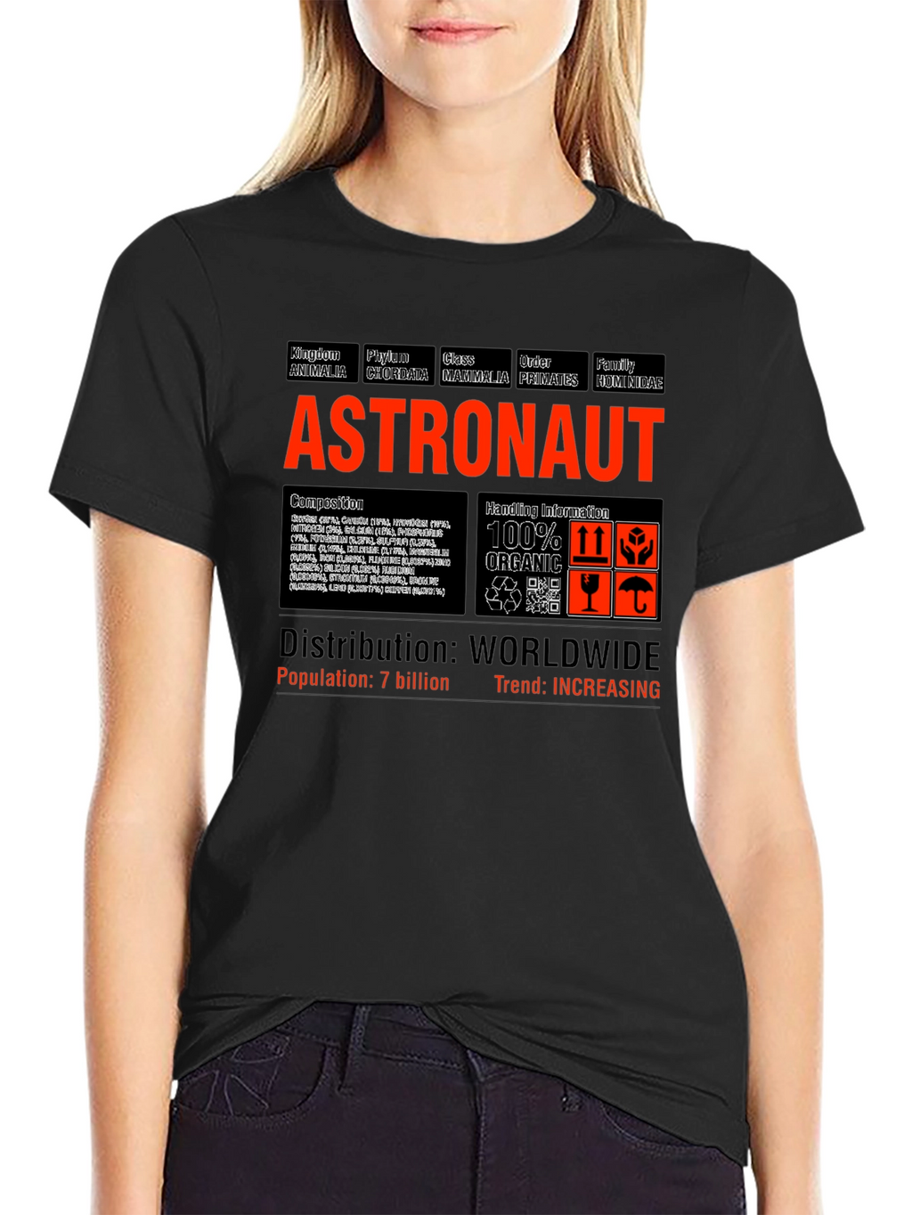 Camiseta Astronauta Orgánica 100%