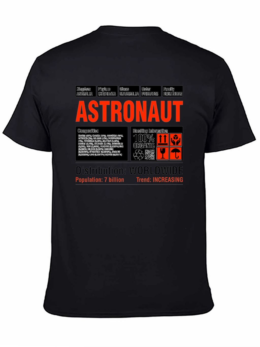 Camiseta Astronauta Orgánica 100%