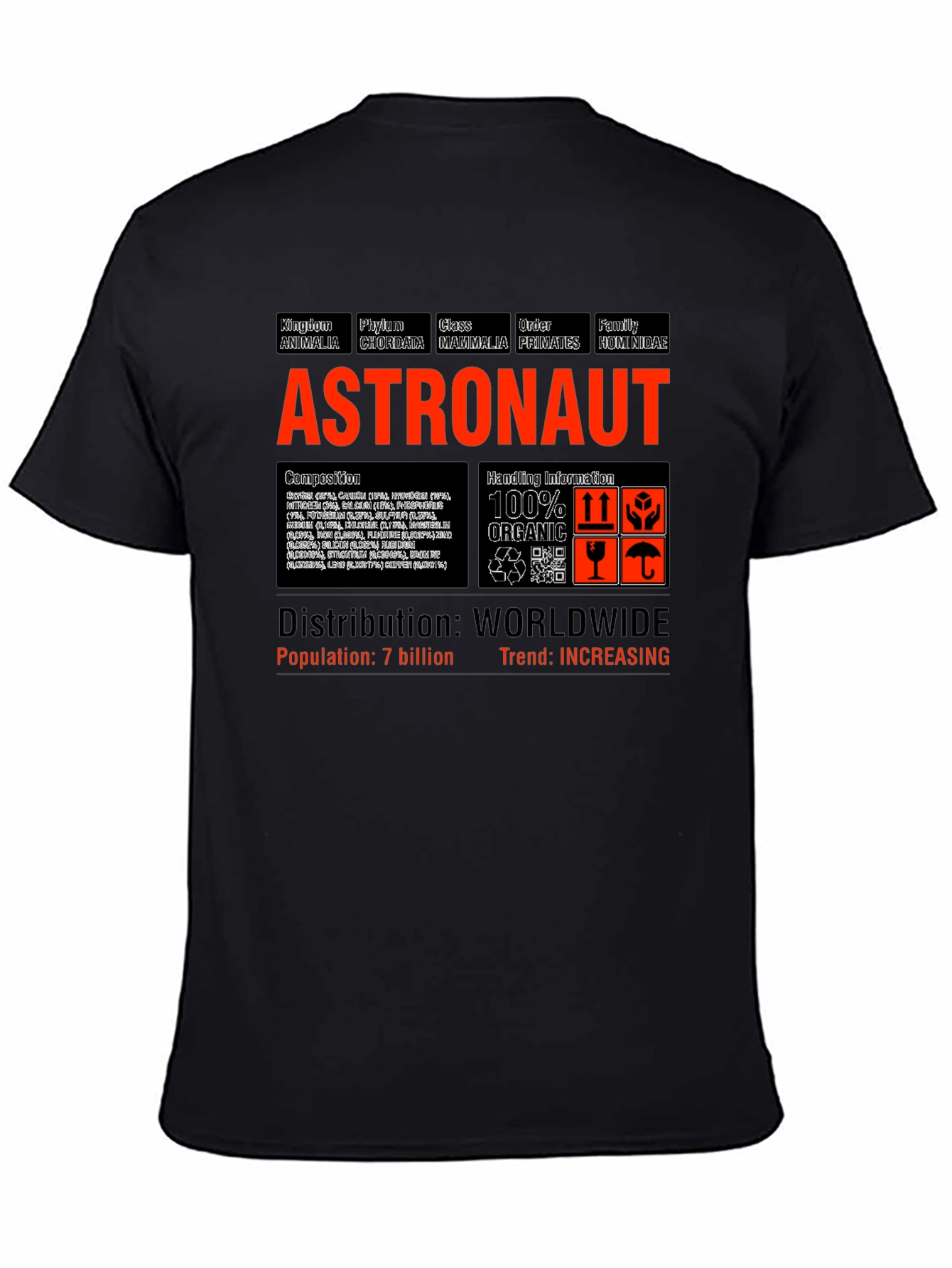 Camiseta Astronauta Orgánica 100%