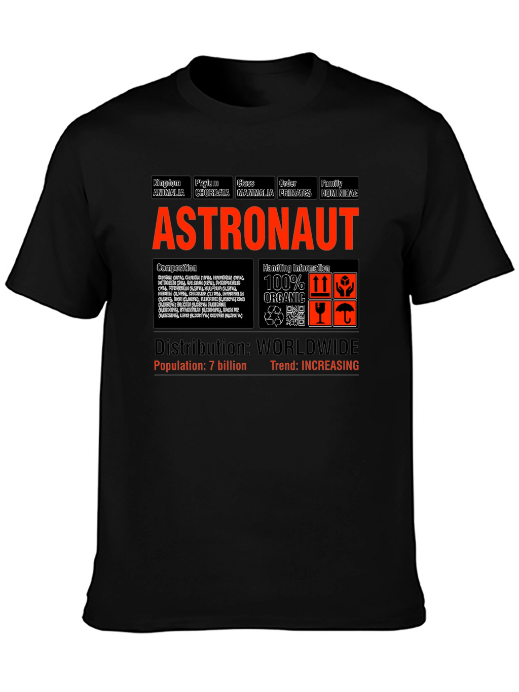 Camiseta Astronauta Orgánica 100%