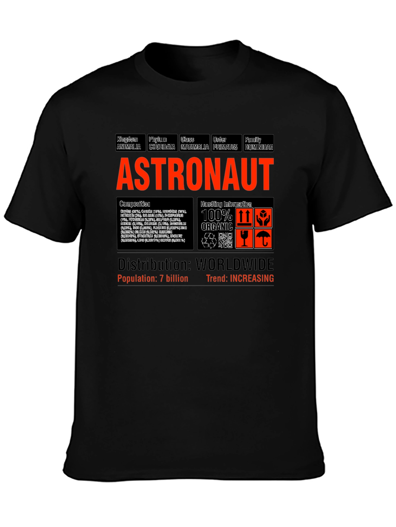 Camiseta Astronauta Orgánica 100%