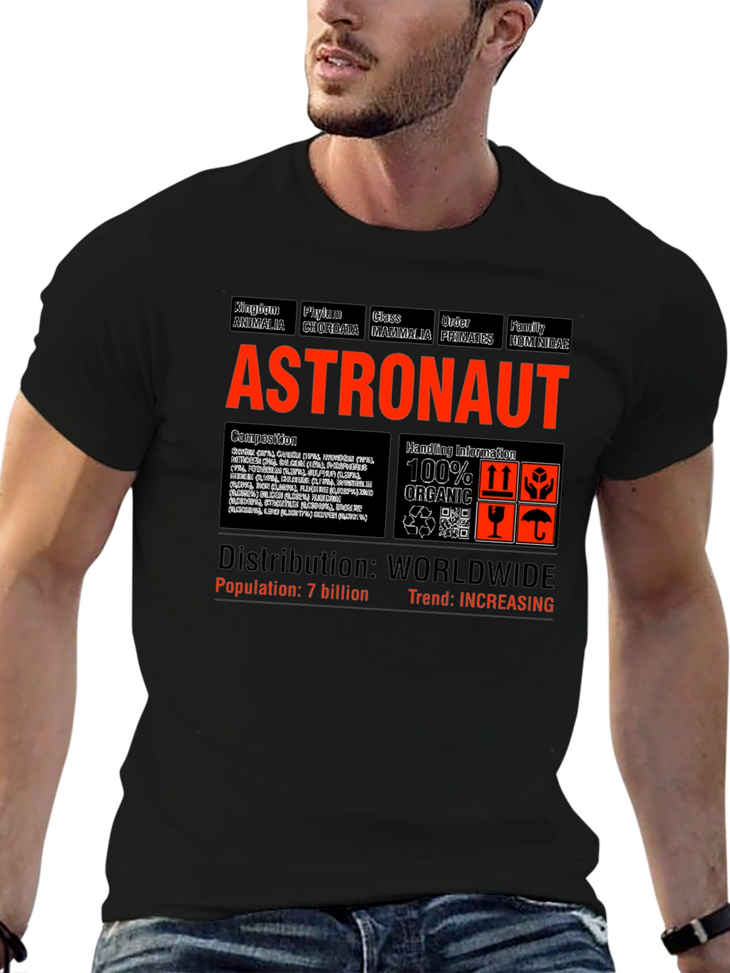 Camiseta Astronauta Orgánica 100%