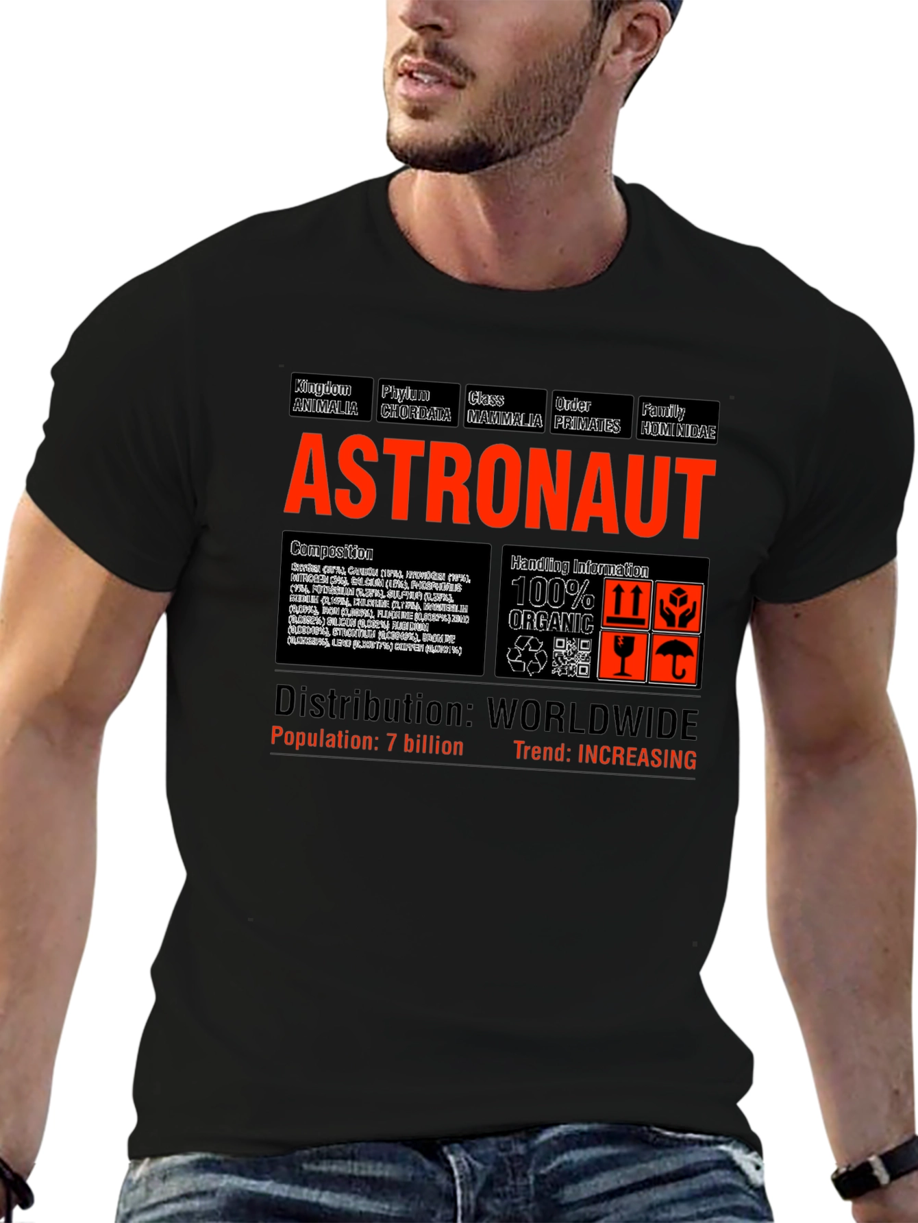 Camiseta Astronauta Orgánica 100%