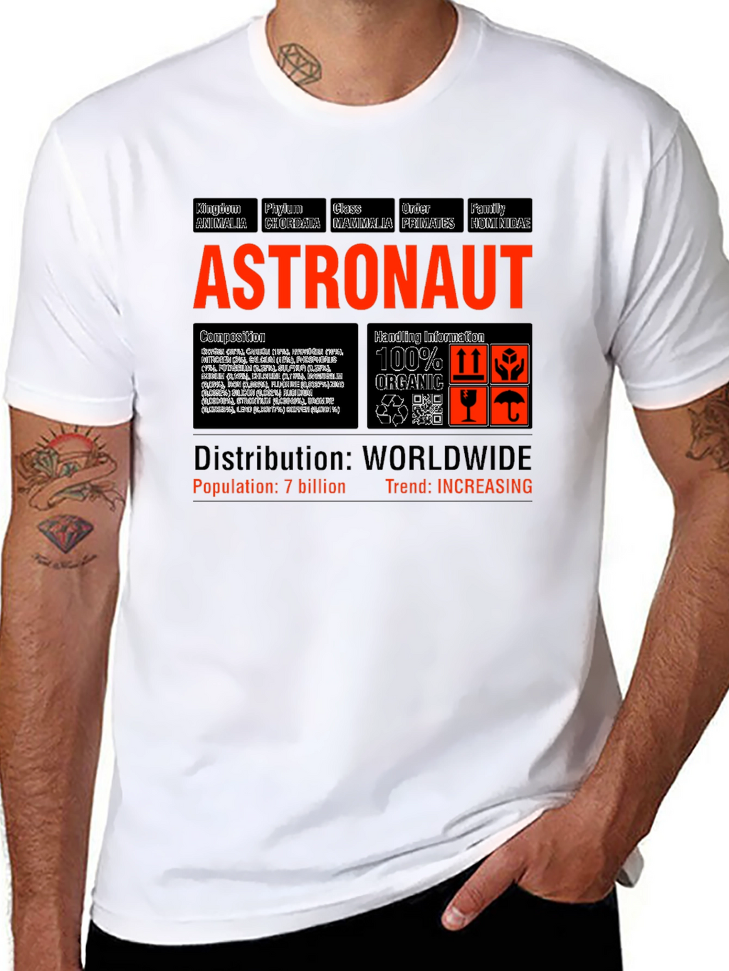Camiseta Astronauta Orgánica 100%
