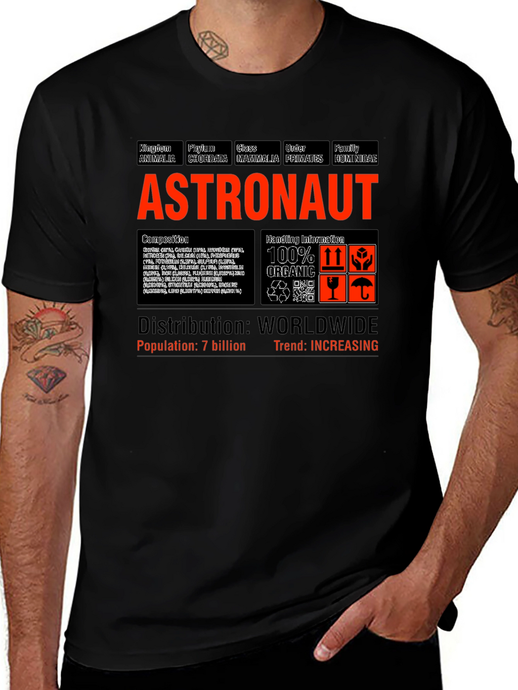 Camiseta Astronauta Orgánica 100%