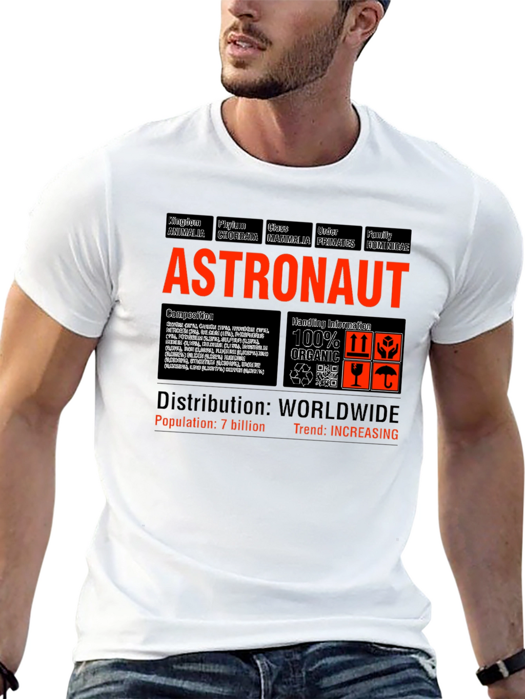 Camiseta Astronauta Orgánica 100%