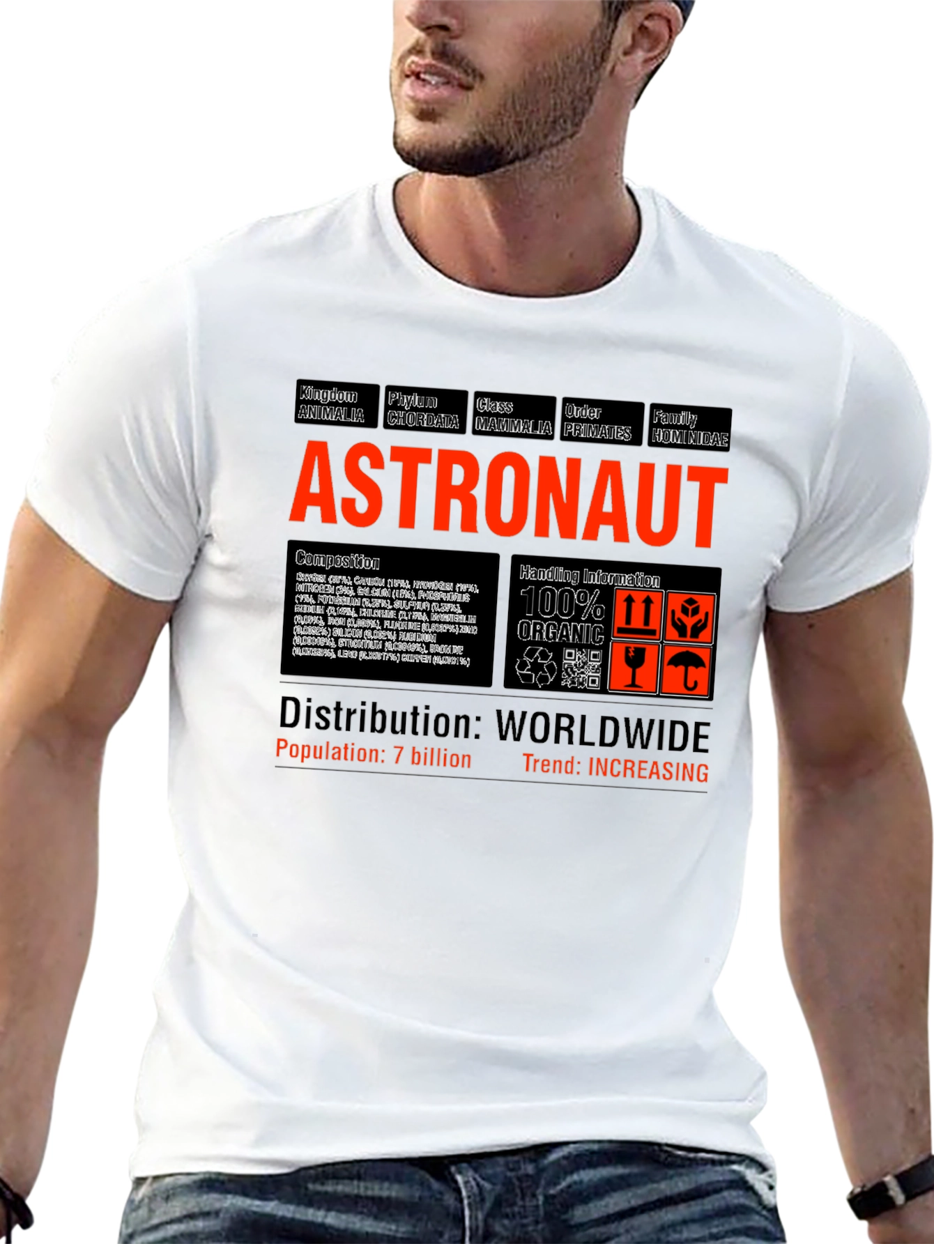 Camiseta Astronauta Orgánica 100%