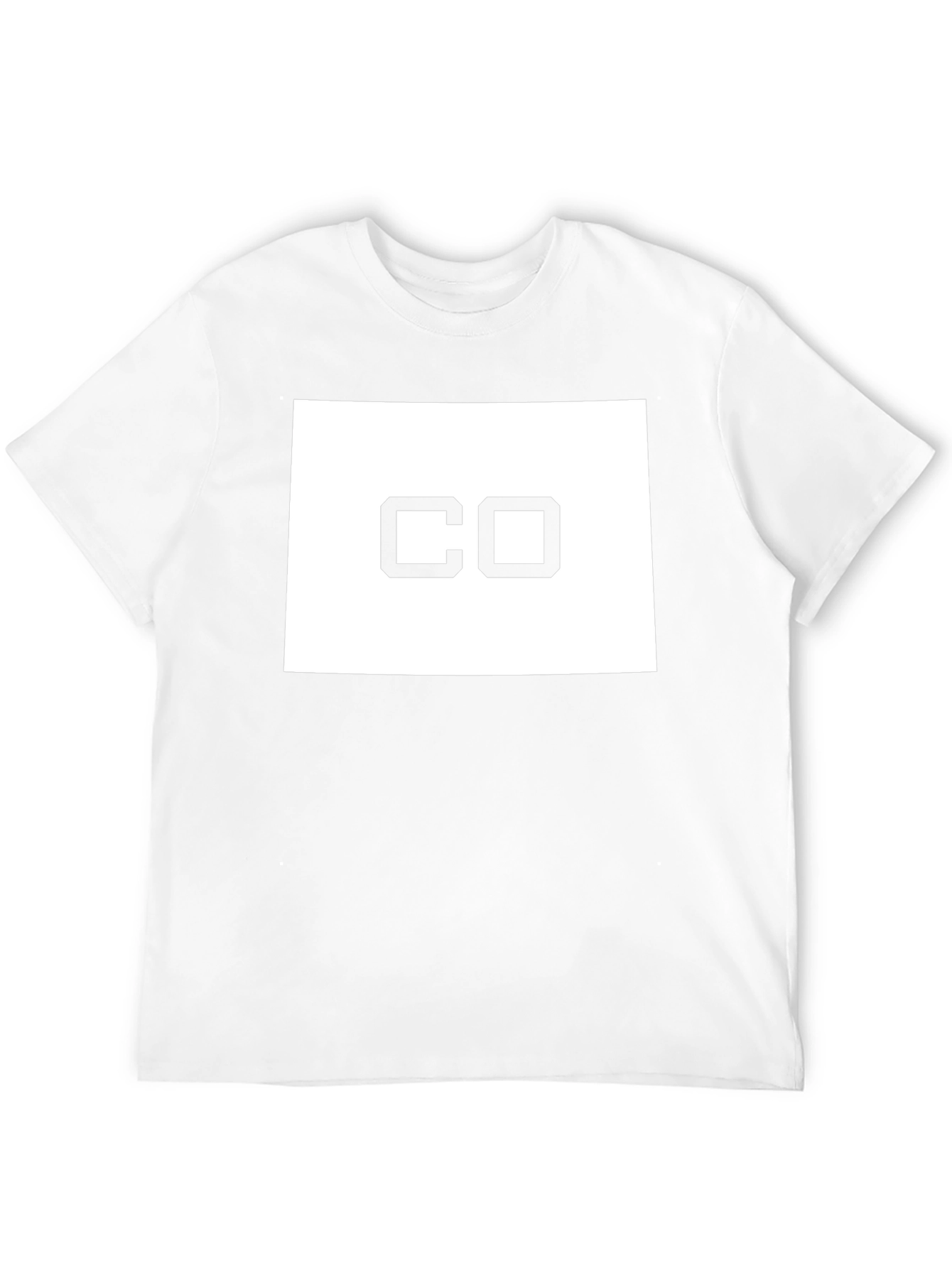 Camiseta Negra CO Colorado Unisex