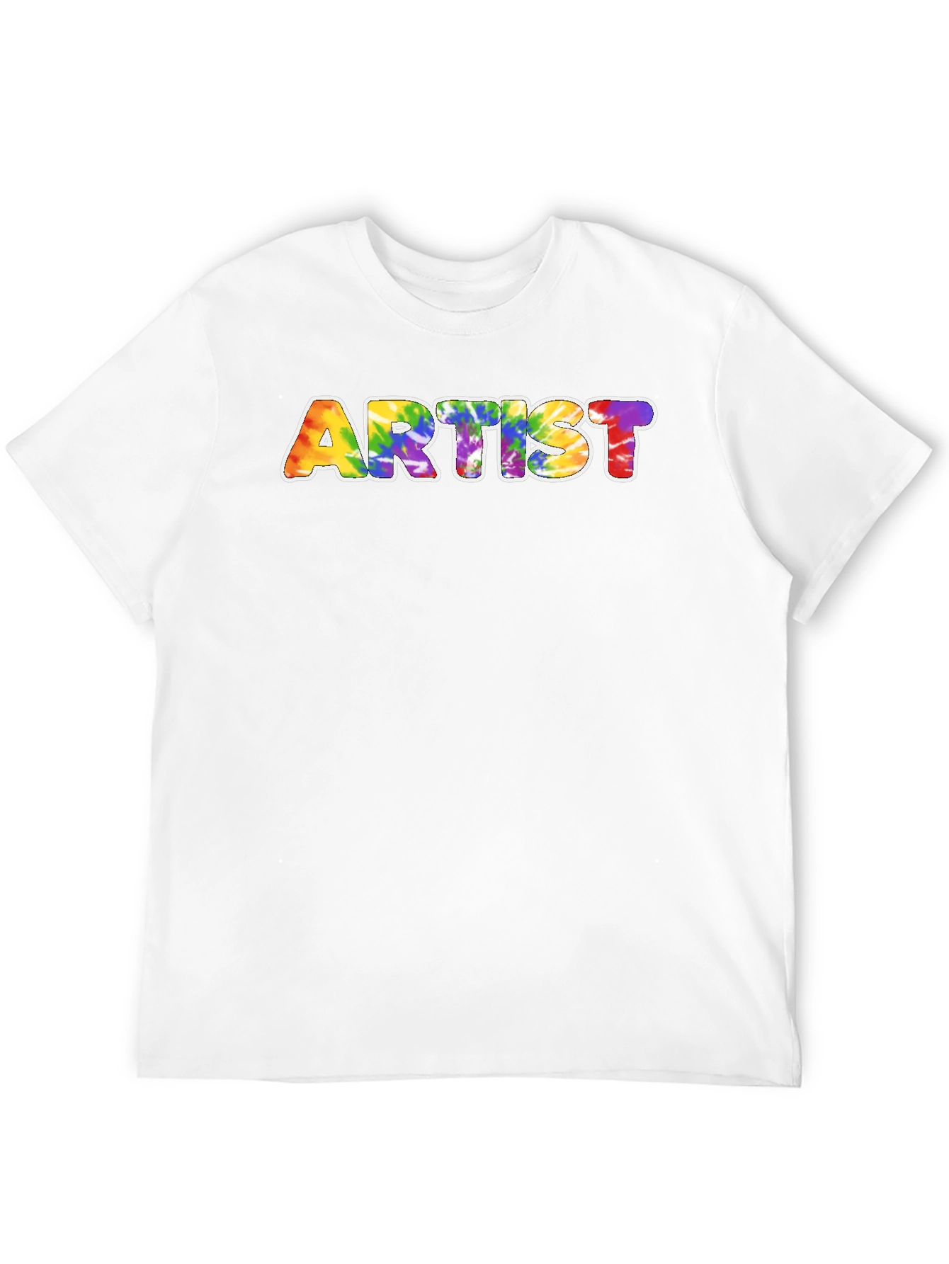 Camiseta Negra Artista Tie-Dye