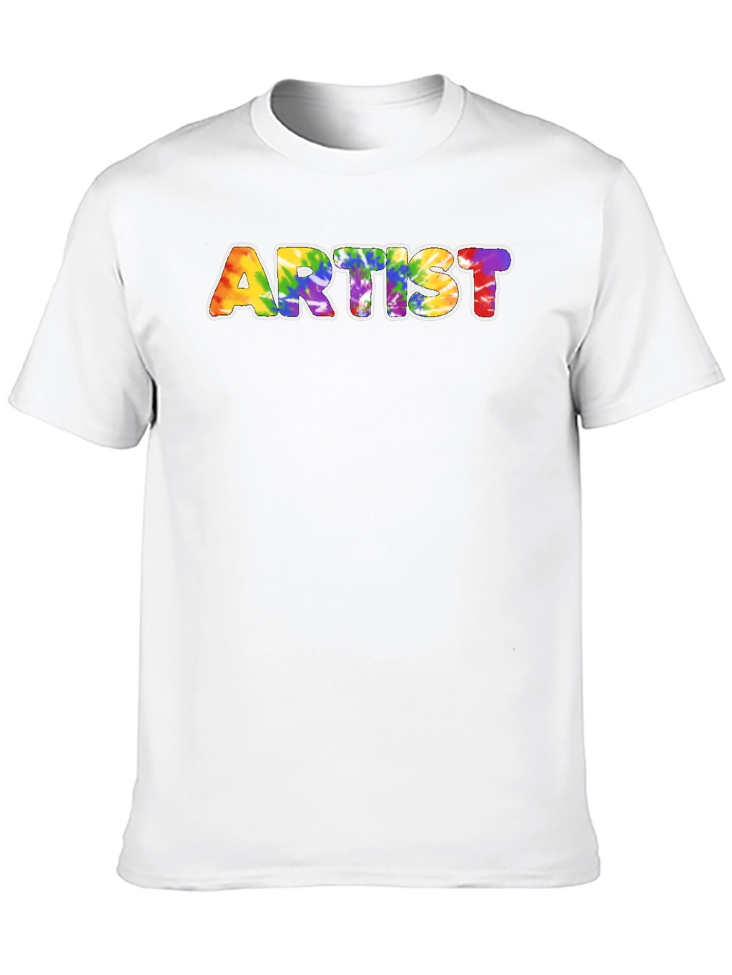 Camiseta Negra Artista Tie-Dye