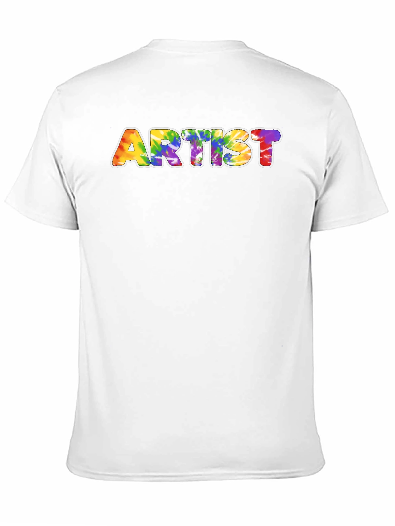 Camiseta Negra Artista Tie-Dye