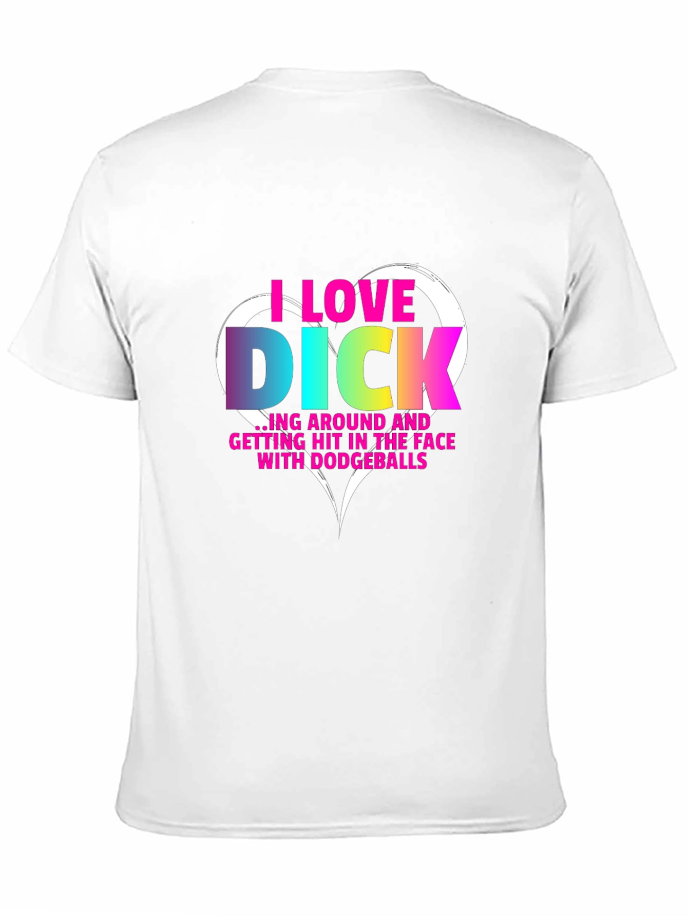 Camiseta Negra con Diseño Atrevido I Love D...