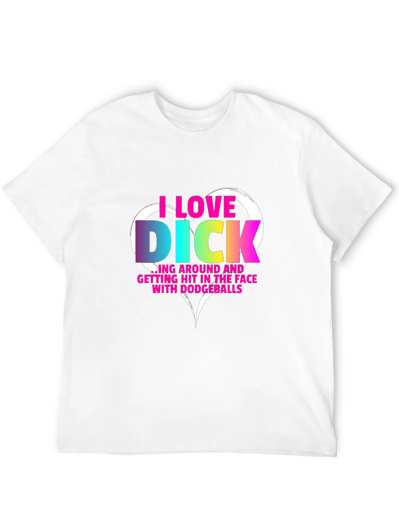 Camiseta Negra con Diseño Atrevido I Love D...