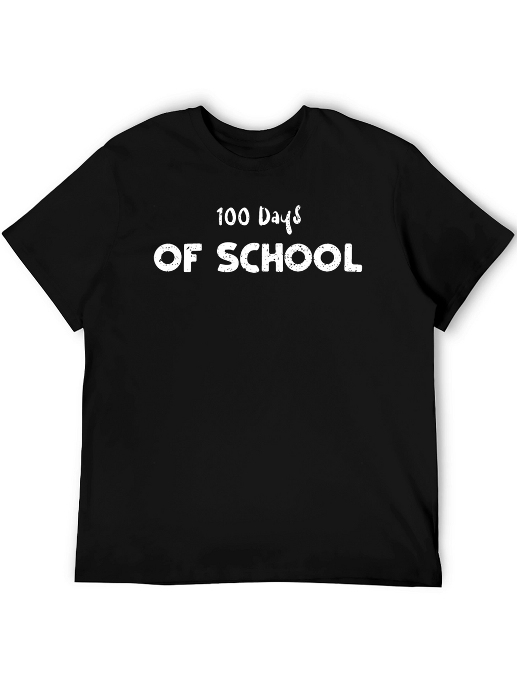 Camiseta Negra 100 Días de Escuela