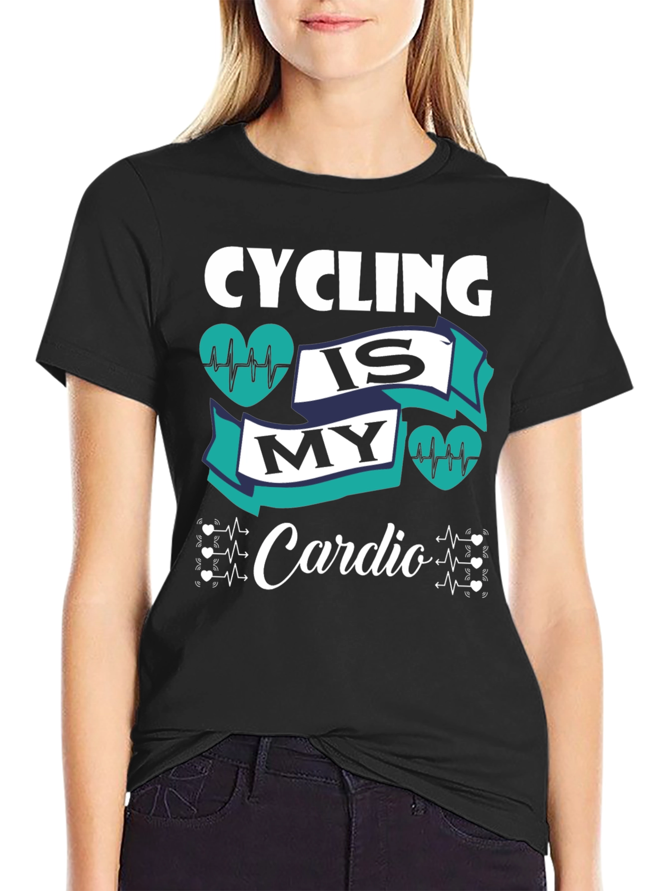 Camiseta Ciclismo Is My Cardio - Diseño Deportivo