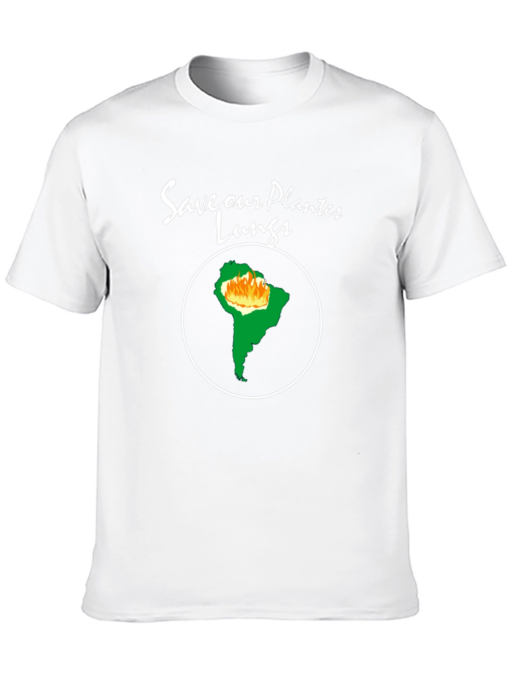 Camiseta Negra - Salva Nuestros Pulmones