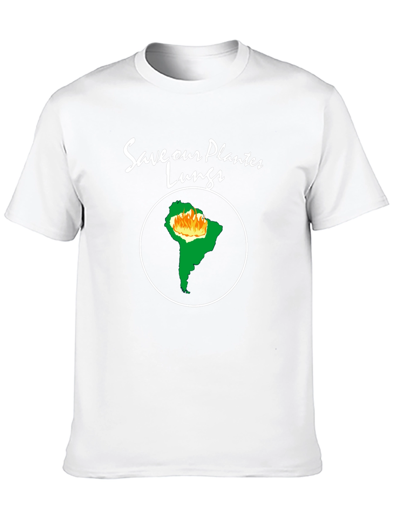 Camiseta Negra - Salva Nuestros Pulmones