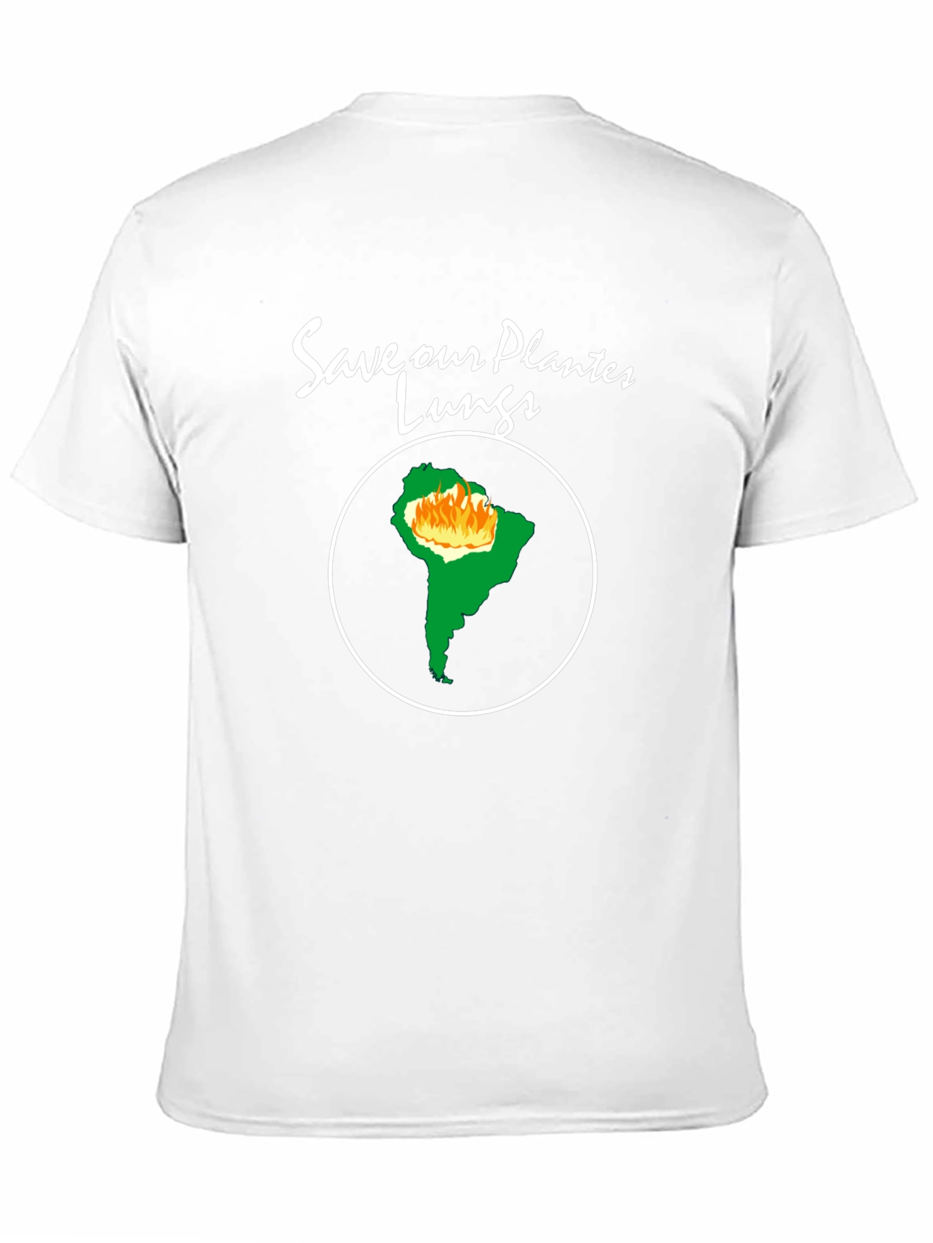 Camiseta Negra - Salva Nuestros Pulmones